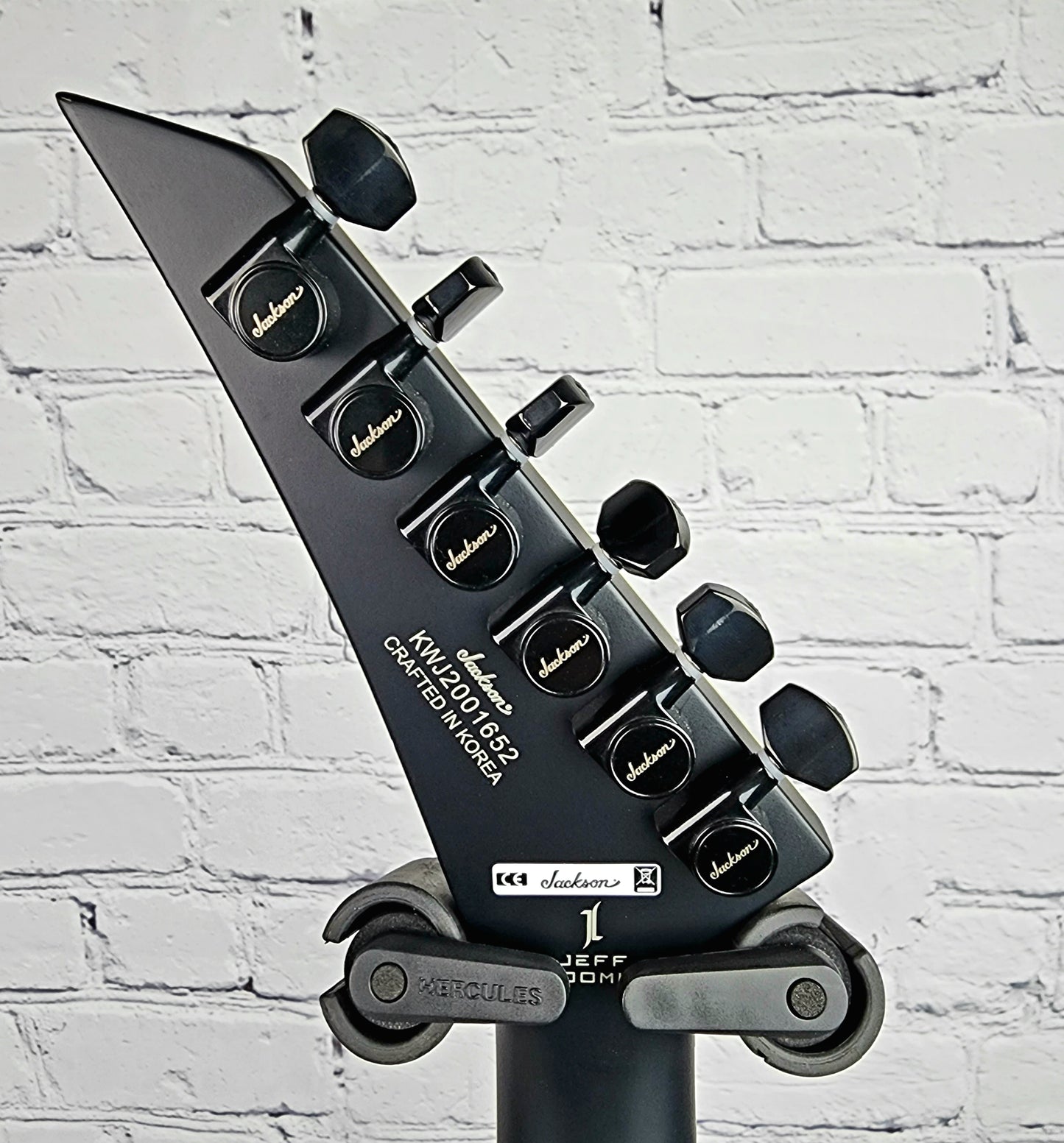 USED Jackson Kelly Jeff Loomis Signature Electric Guitar Sandblasted Satin Black