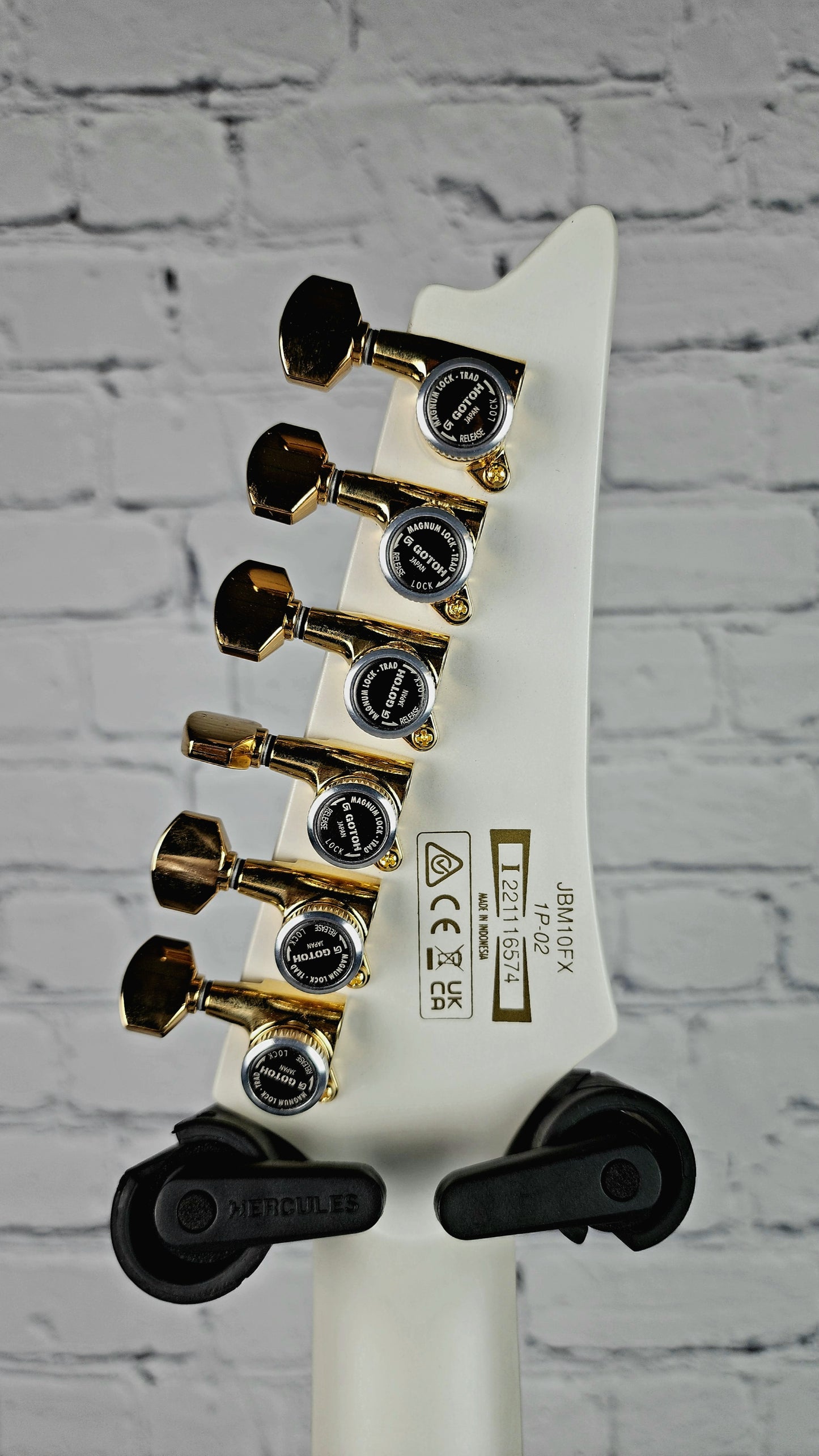 Ibanez JBM10FX PWM Jake Bowen Signature 6 String Electric Guitar Pearl White Matte