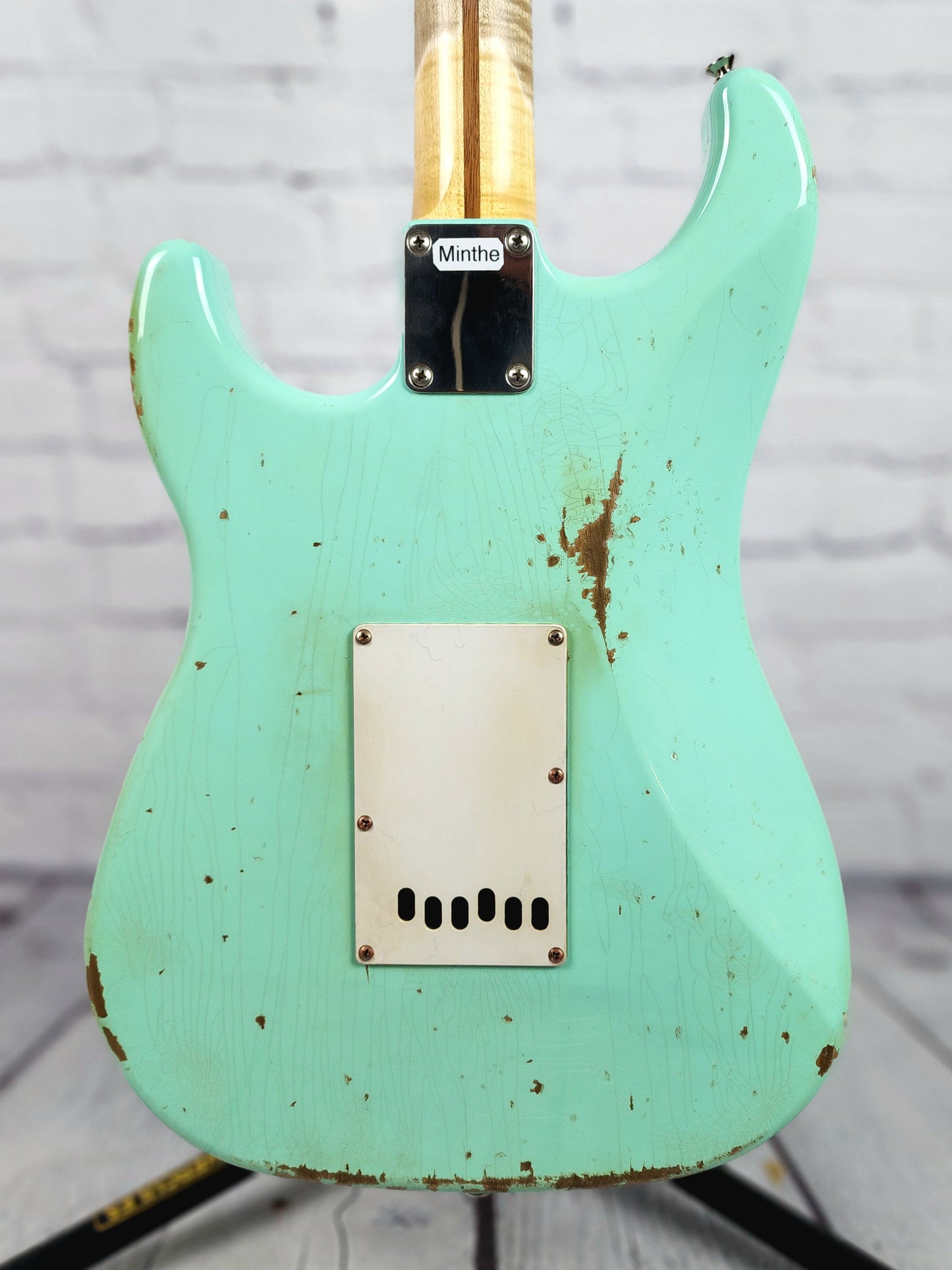 LSL Instruments Saticoy Custom Electric Guitar Heavy Aged Seafoam Green Nitro