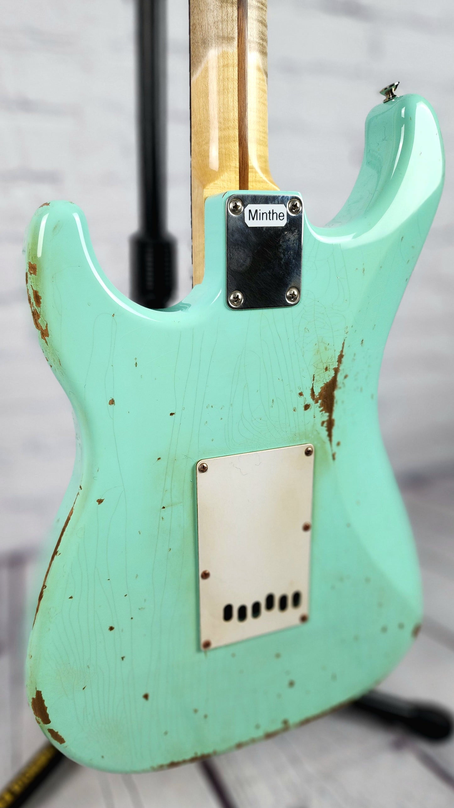 LSL Instruments Saticoy Custom Electric Guitar Heavy Aged Seafoam Green Nitro