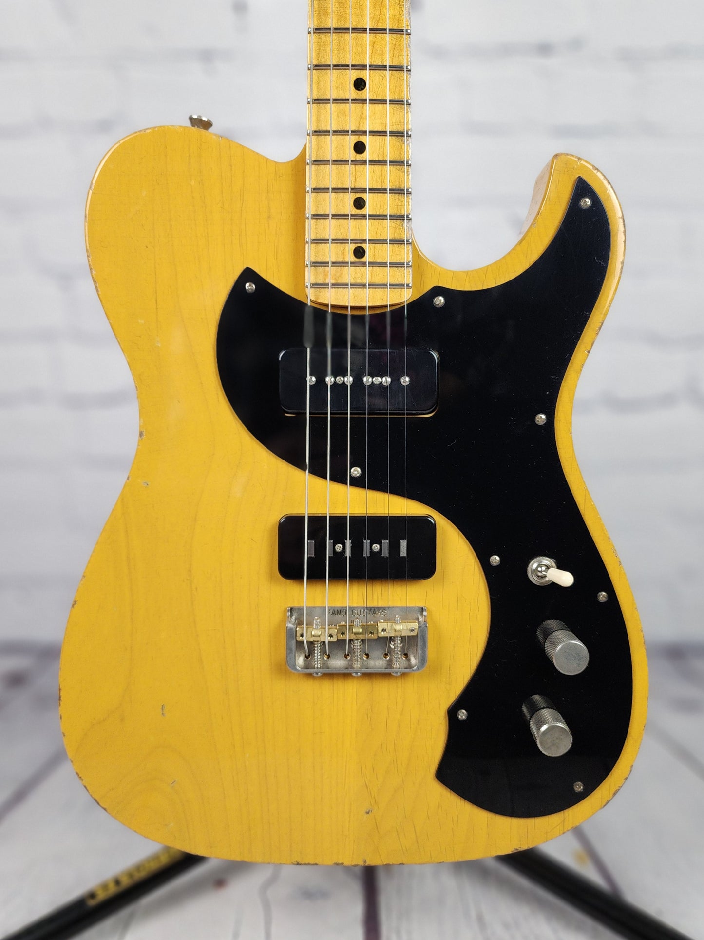 Fano Guitars TC6 Oltre 6 String Electric Guitar Lollar P90 Staple Butterscotch Blonde