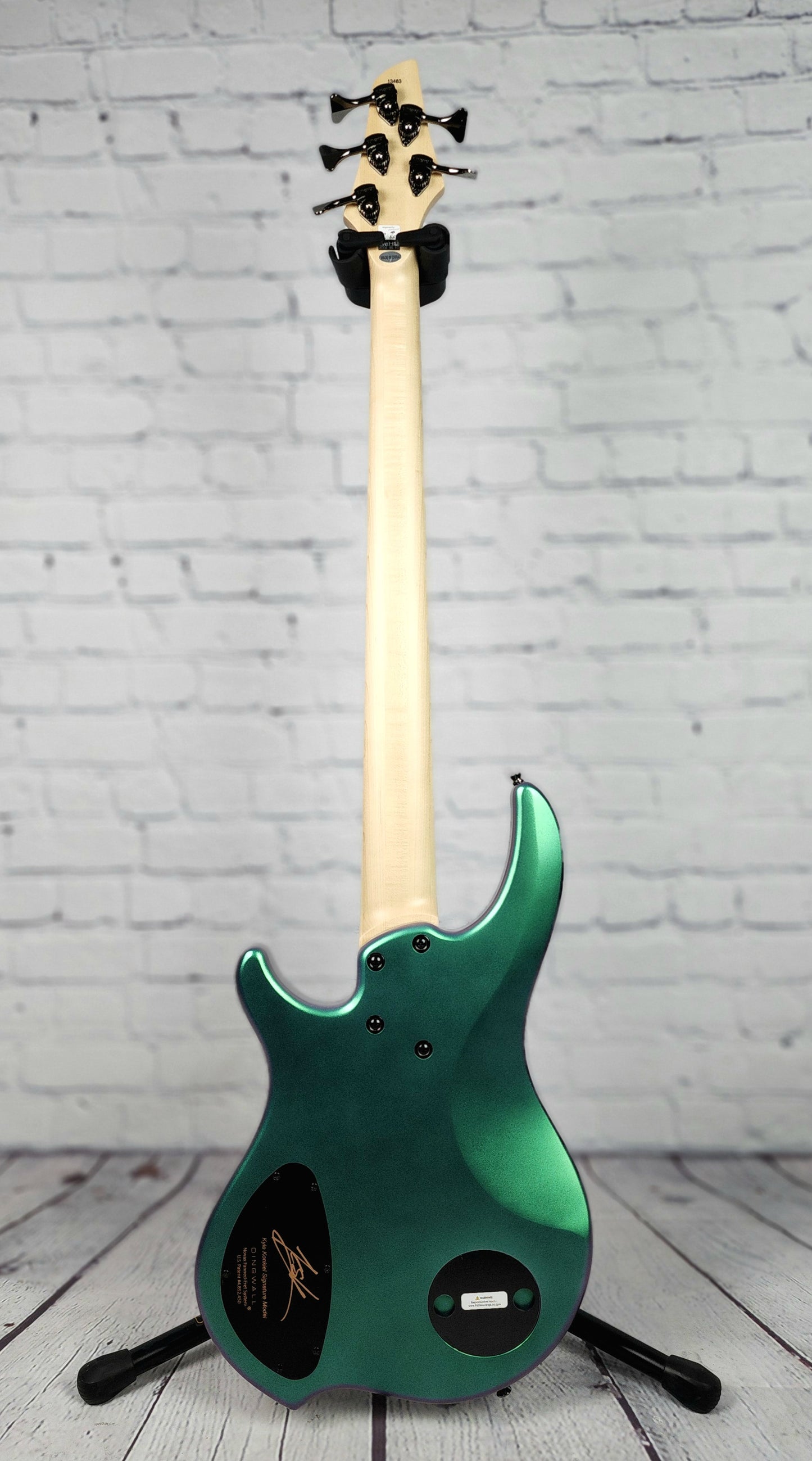 Dingwall Combustion Kyle Konkiel KK3 5 String Bass Guitar Green-to-Purple Color Shift