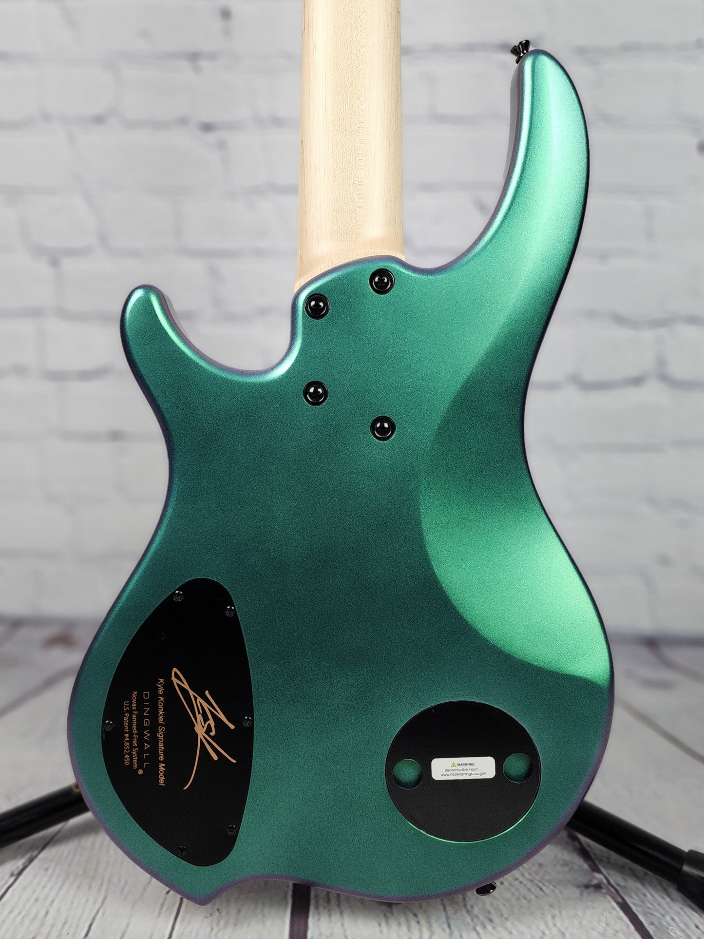 Dingwall Combustion Kyle Konkiel KK3 5 String Bass Guitar Green-to-Purple Color Shift