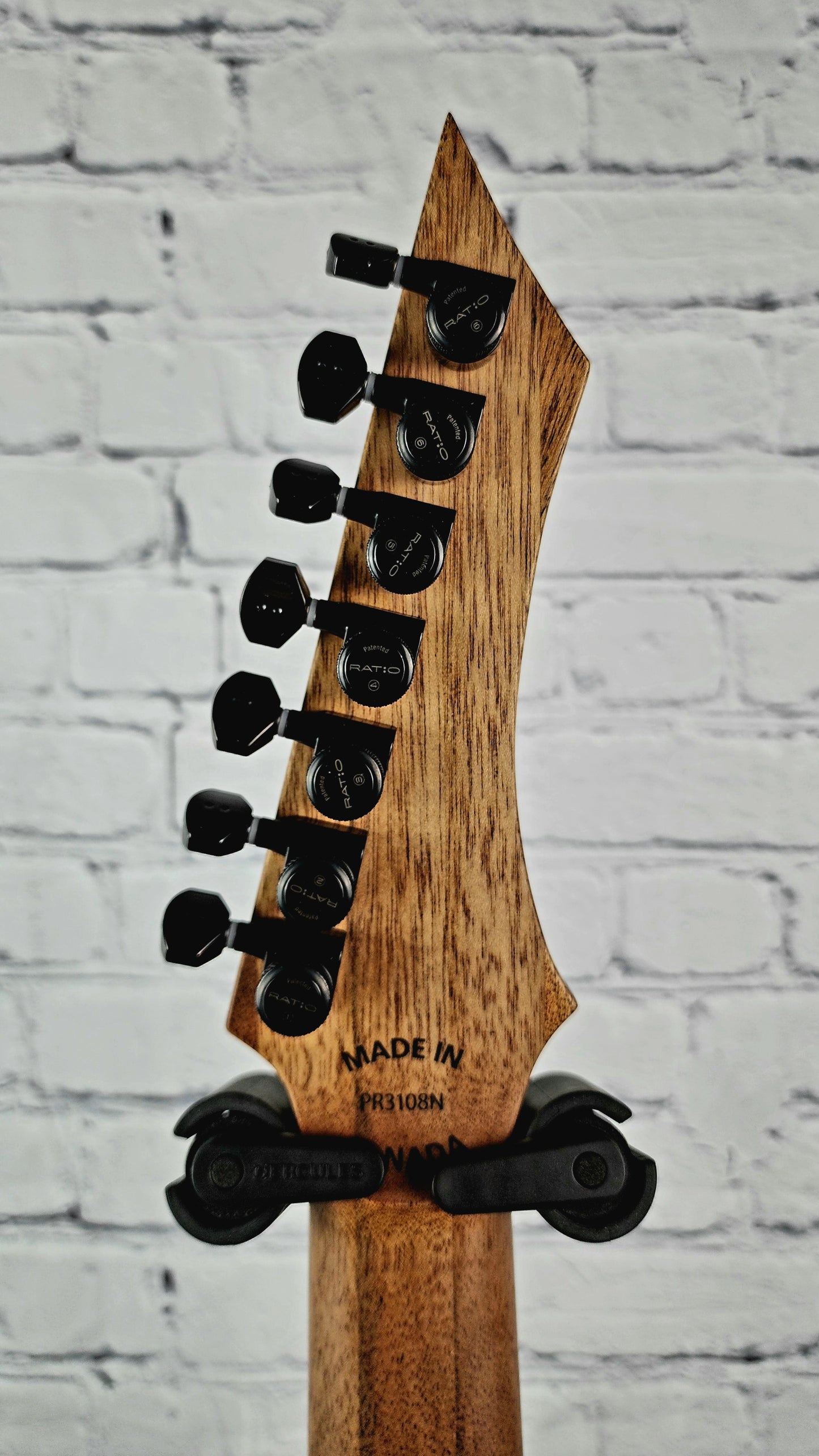 Charbonneau Guitars Scimtar 7S 7 String Electric Guitar Purple Burl
