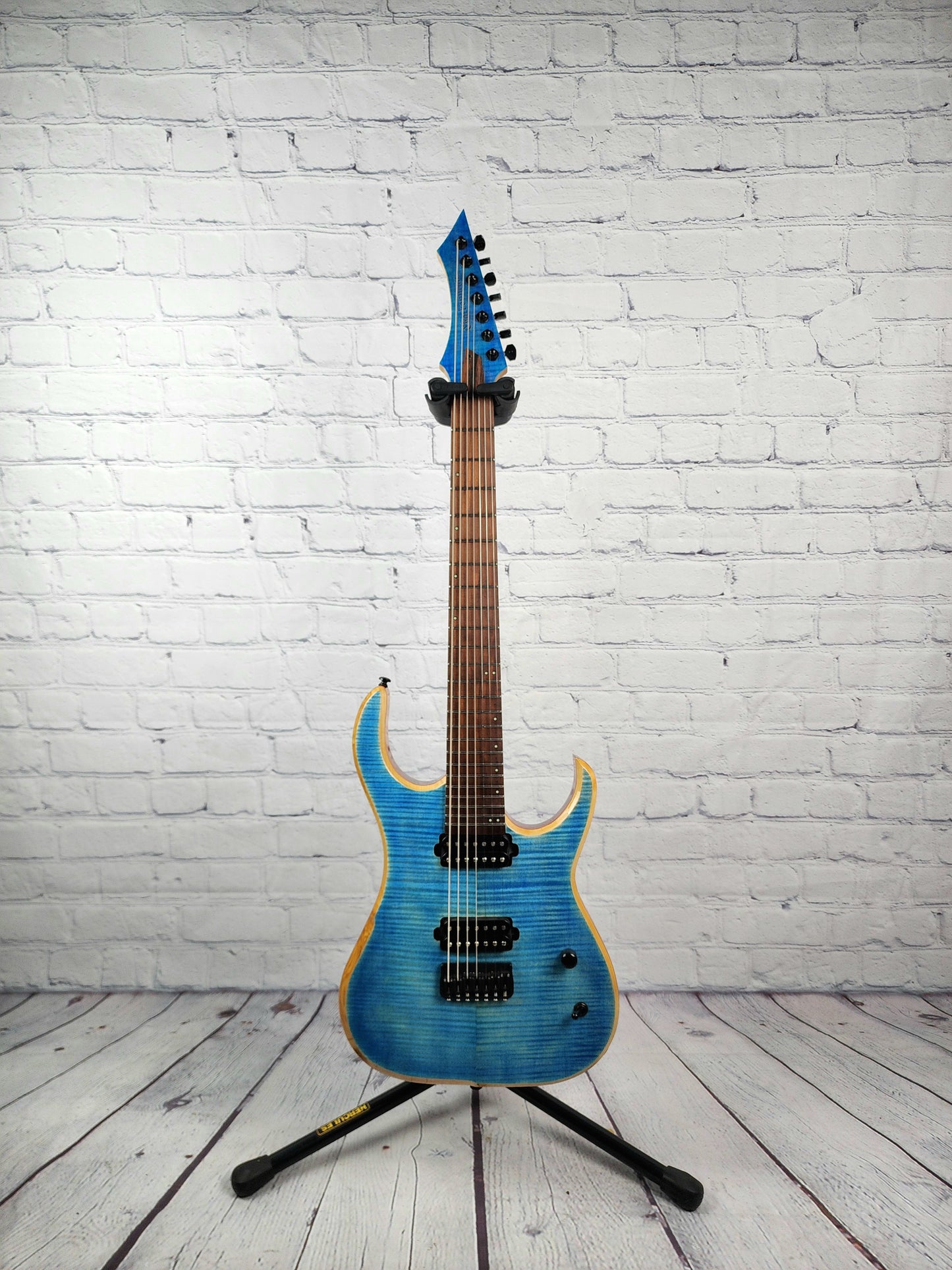 Charbonneau Guitars Scimtar 7S 7 String Electric Guitar Blue Denim