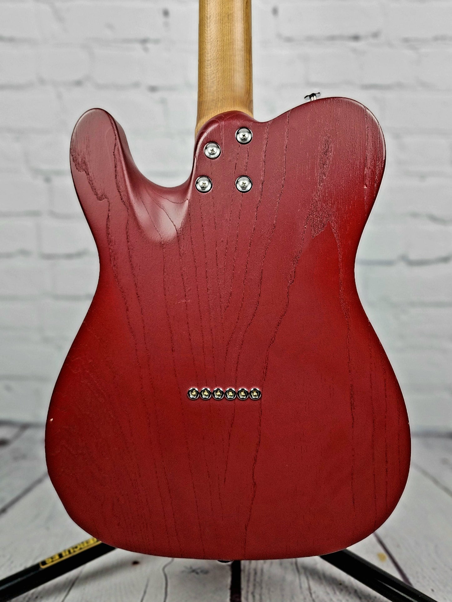 USED Suhr Andy Wood T Style 6 String Electric Guitar Iron Red