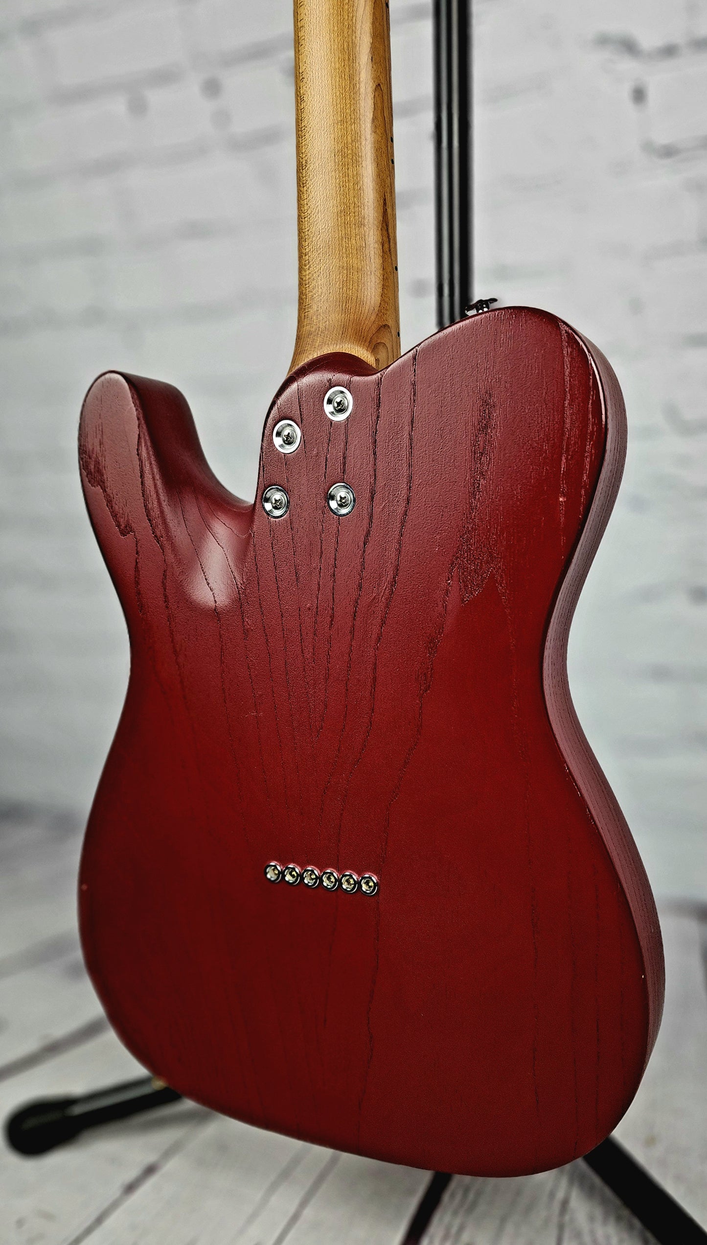 USED Suhr Andy Wood T Style 6 String Electric Guitar Iron Red