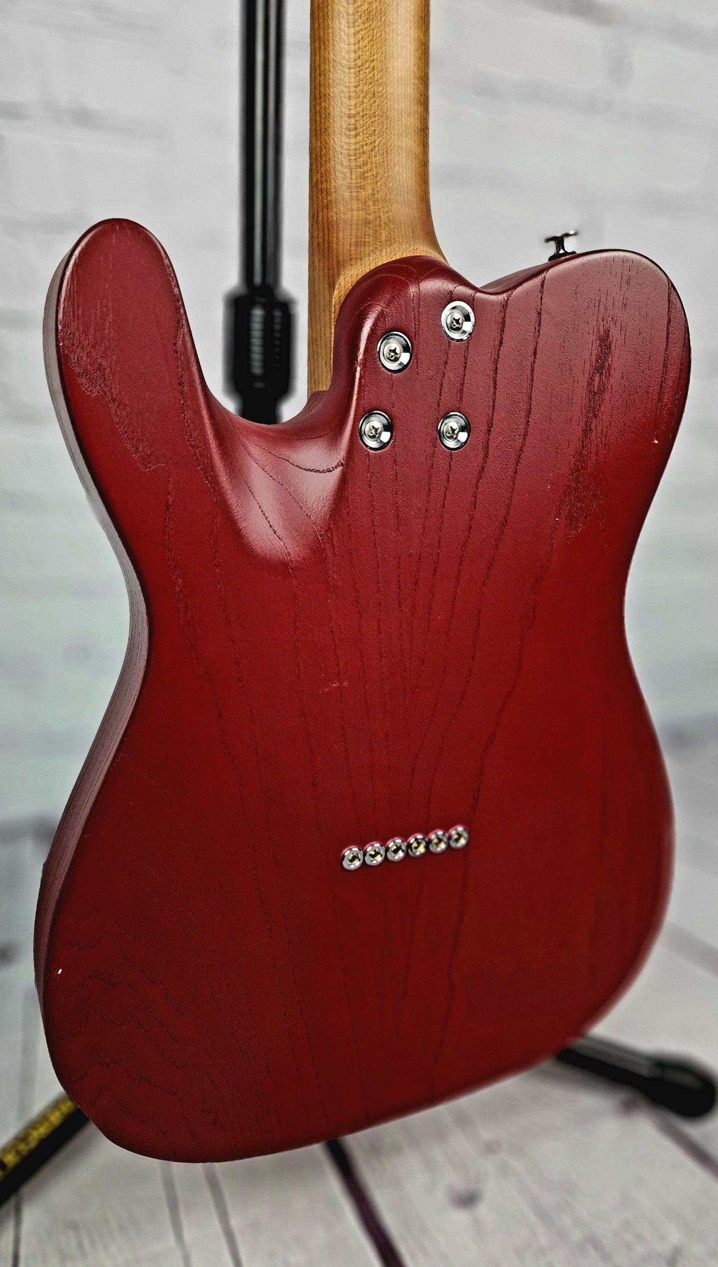 USED Suhr Andy Wood T Style 6 String Electric Guitar Iron Red