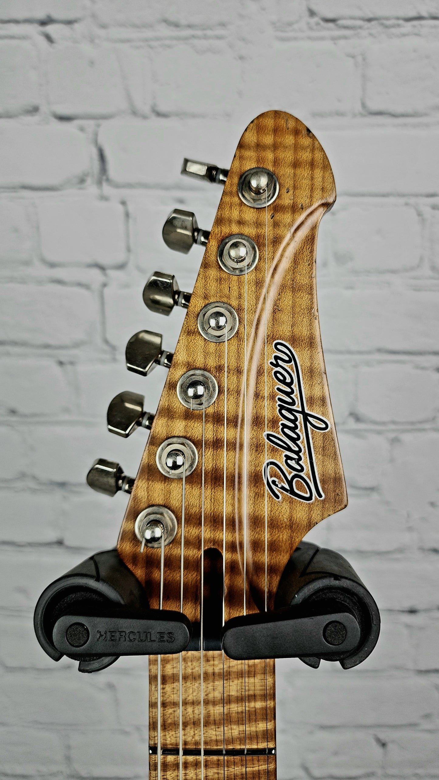 Balaguer Guitars USA Series Espada Shell Pink Over Sunburst Roasted Maple