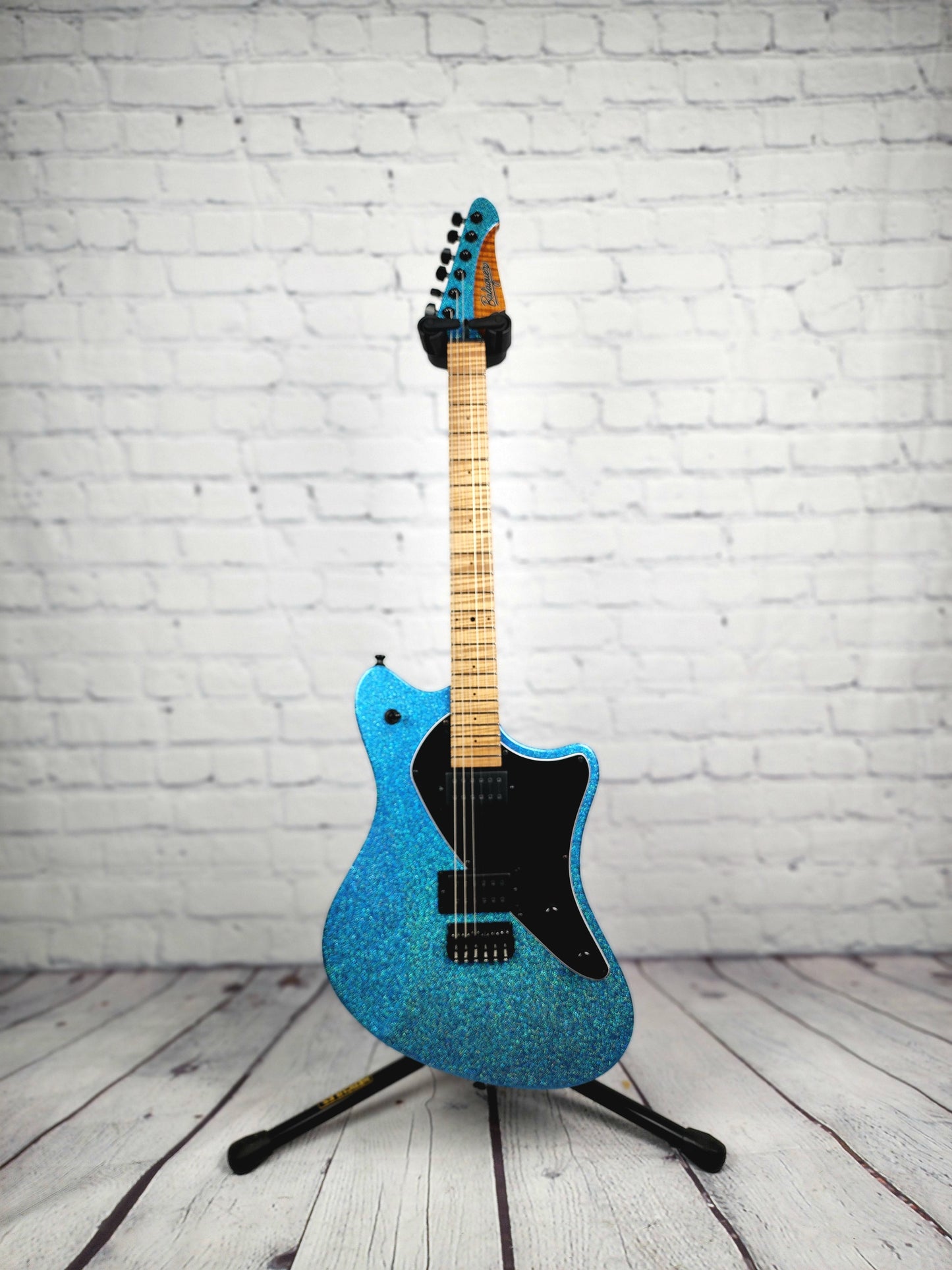 Balaguer Guitars USA Series Espada Gloss Ocean Sparkle Roasted Maple