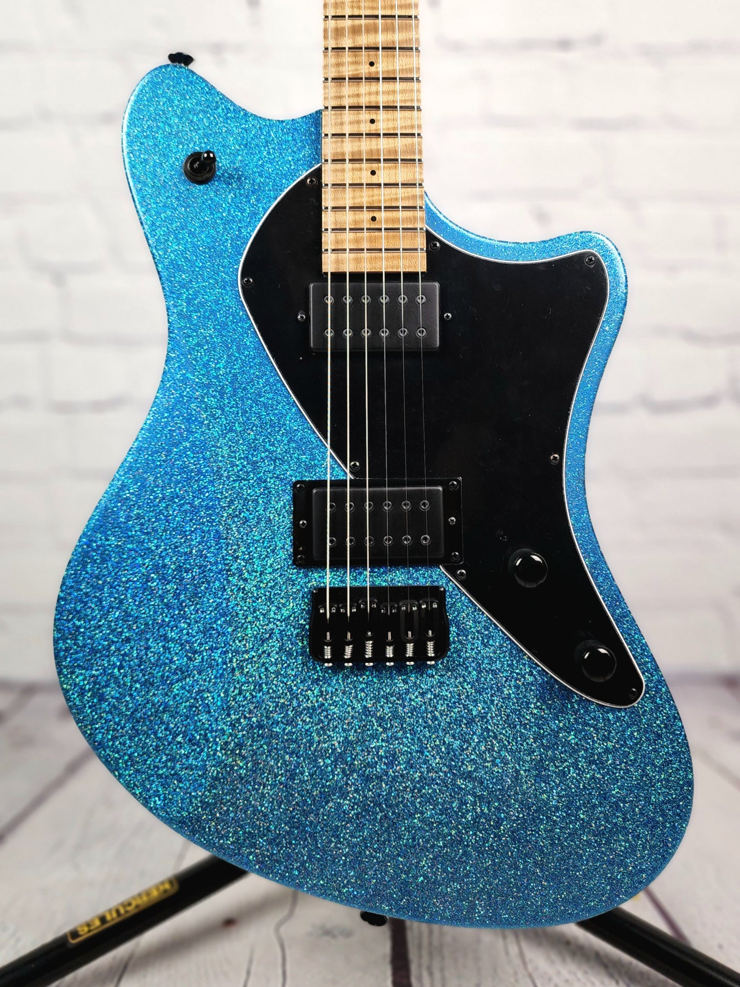 Balaguer Guitars USA Series Espada Gloss Ocean Sparkle Roasted Maple