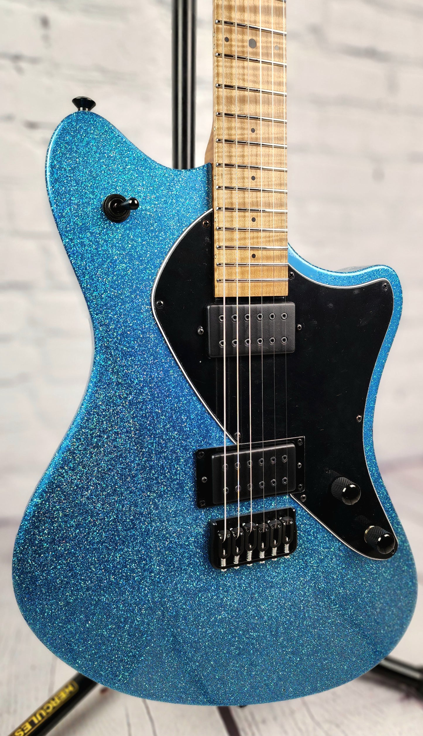 Balaguer Guitars USA Series Espada Gloss Ocean Sparkle Roasted Maple