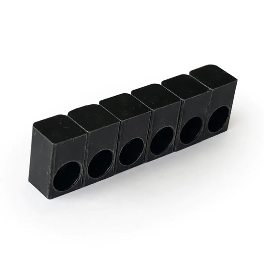 Floyd Rose String Lock Insert Blocks Black (6)