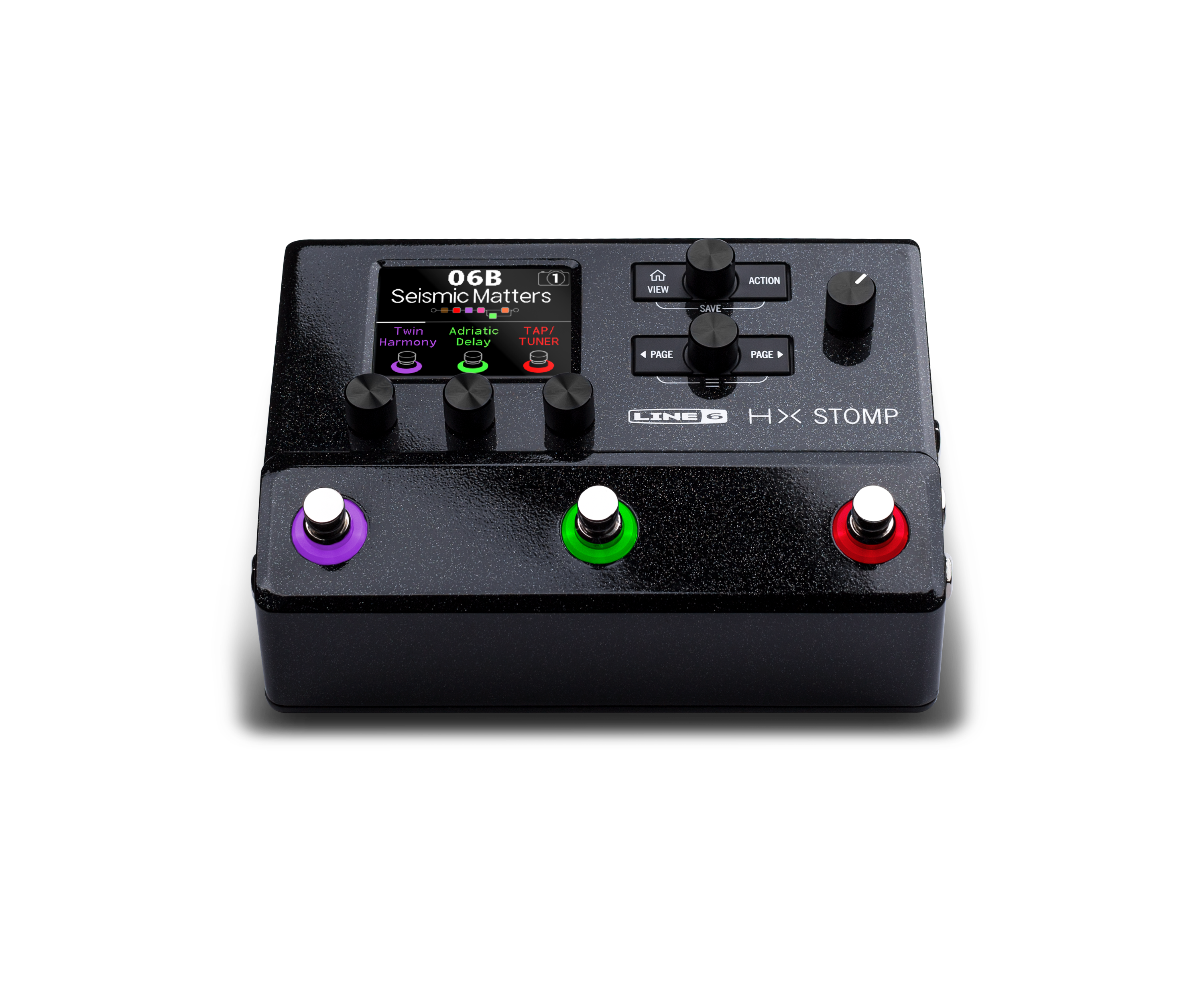 Line 6 HX Stomp Modeling Pedal Black Amp Simulator Multi