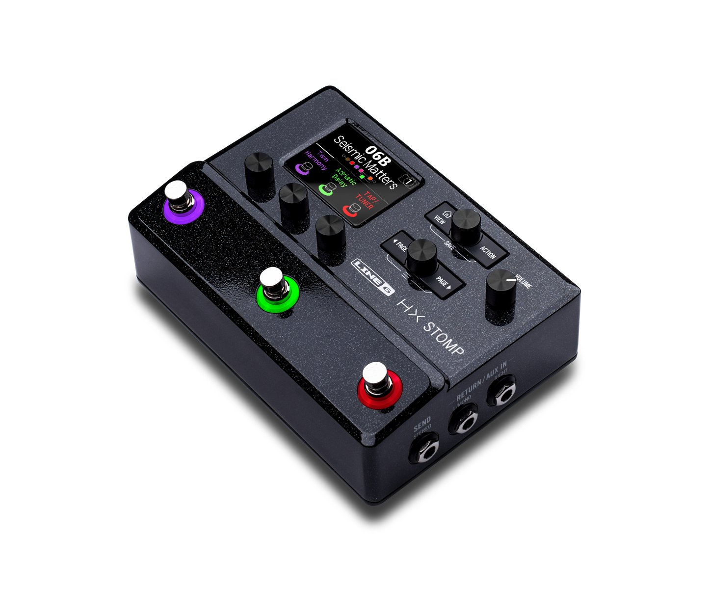 Line 6 HX Stomp Modeling Pedal Black Amp Simulator Multi Effects