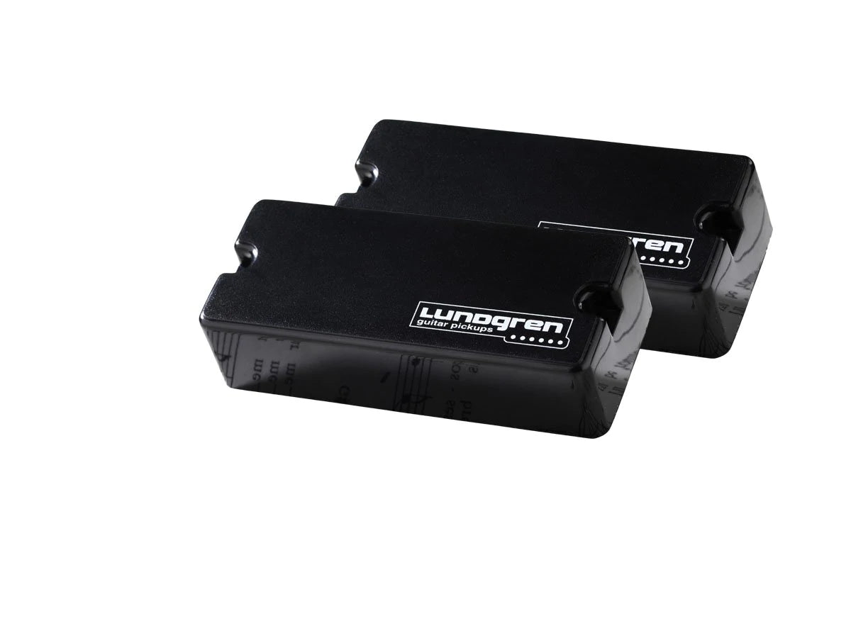 Lundgren Pickups M7C Black Bobbin Soapbar 7 String Pickup Set