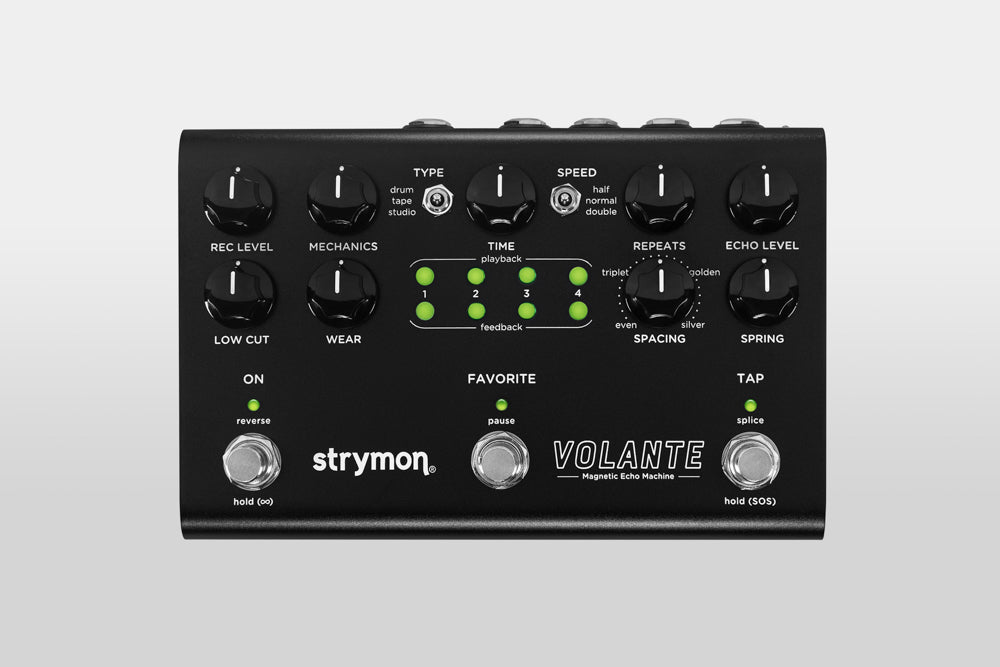 Strymon Volante Magnetic Echo Machine Pedal Midnight Edition Black