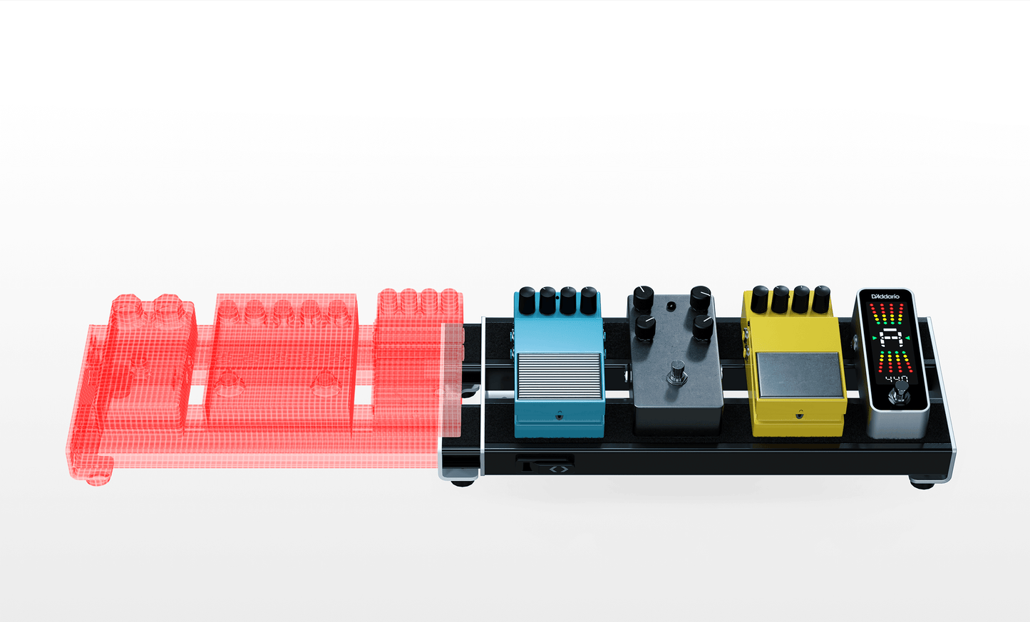 D'addario Planet Waves XPND 1 Adjustable Pedal Board 14"-24"
