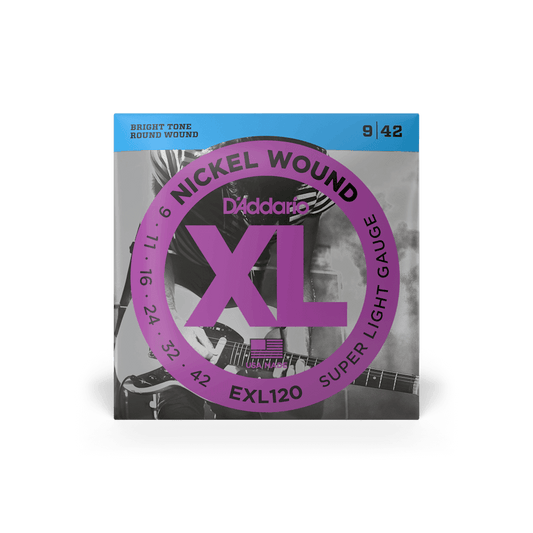 D'Addario XL Electric Guitar Strings - Guitar Brando