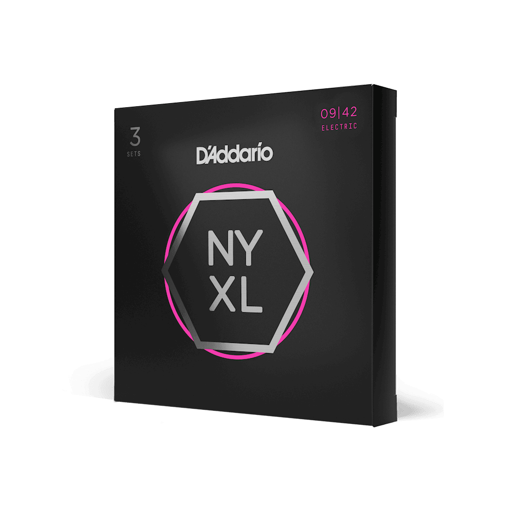 D'Addario NYXL 3 Pack Electric Guitar Strings - Guitar Brando