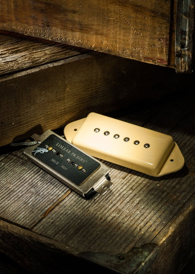 Lollar Pickups P90 Dogear Bridge Tall Pickup Black