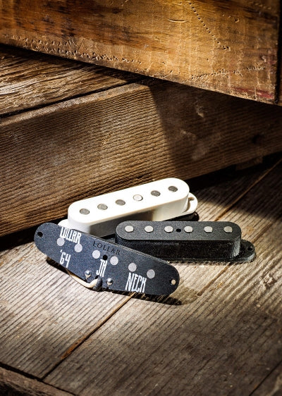 Lollar Pickups Stratocaster Sixty Four 6 String Electric Guitar Flat Poles SET Parchment