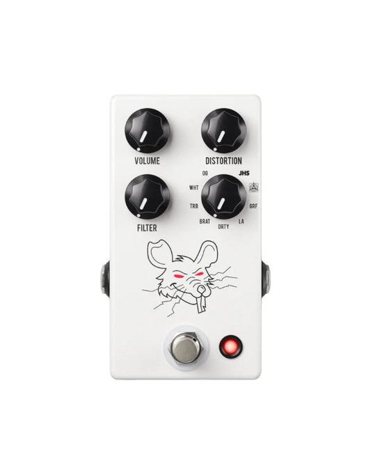 JHS Pedals PackRat Distortion Pedal White