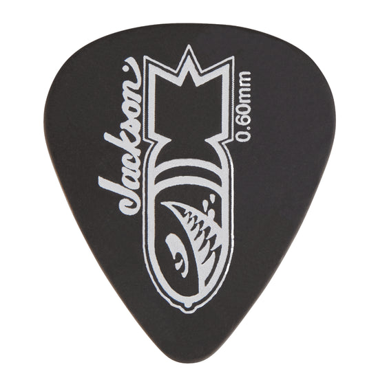 Jackson® 351 Bomb Guitar Picks Black Thin-Med .60 mm