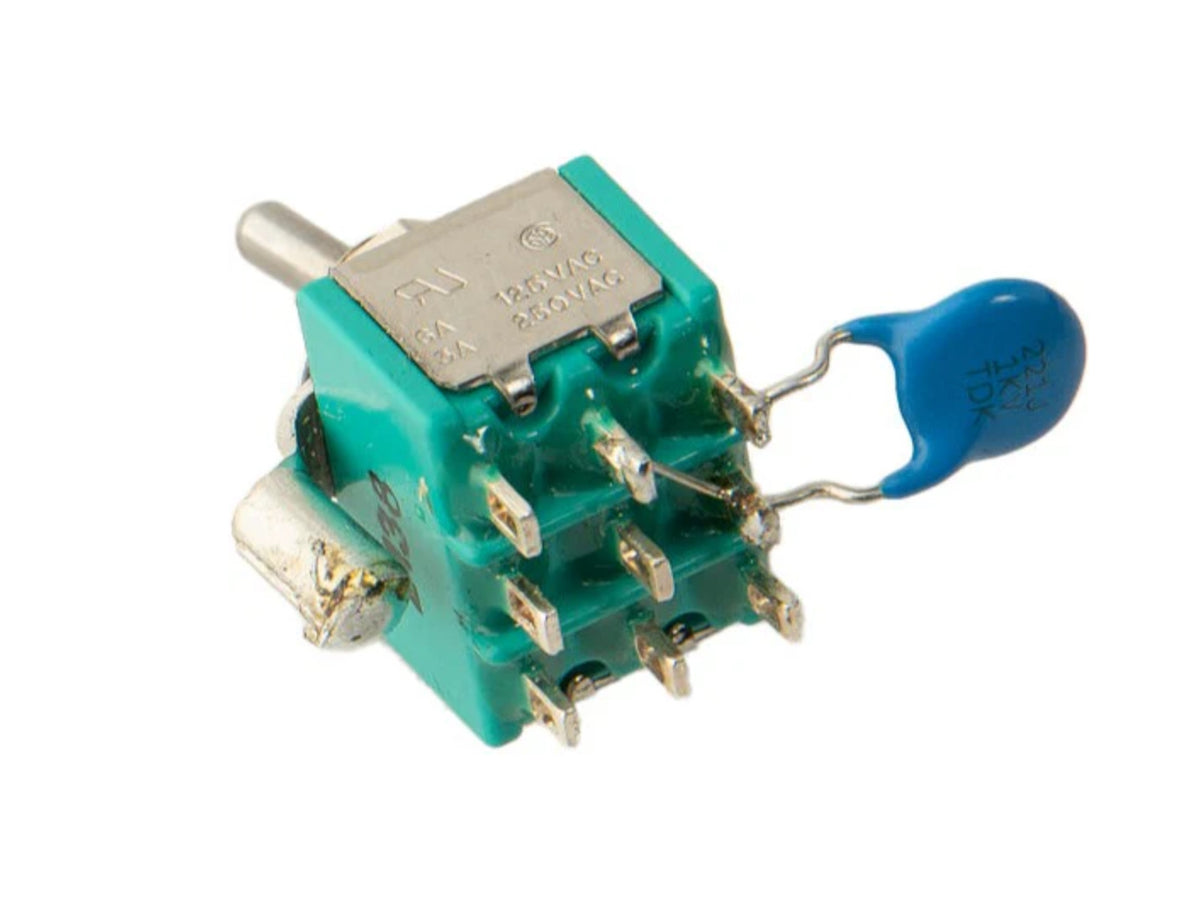 Pu Reed Switch Paul Reed Smith PRS OEM 3PDT Mini Toggle Switch with 330 pF Capacitor ...