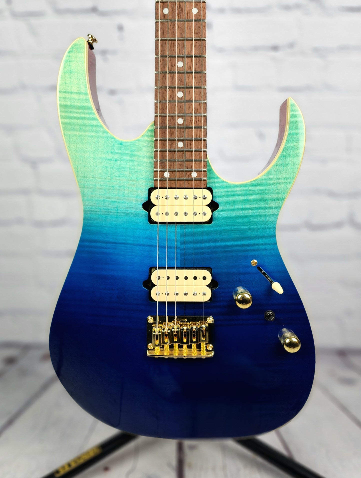 Ibanez RG421HPFM BRG 6 String Electric Guitar Blue Reef Gradiation