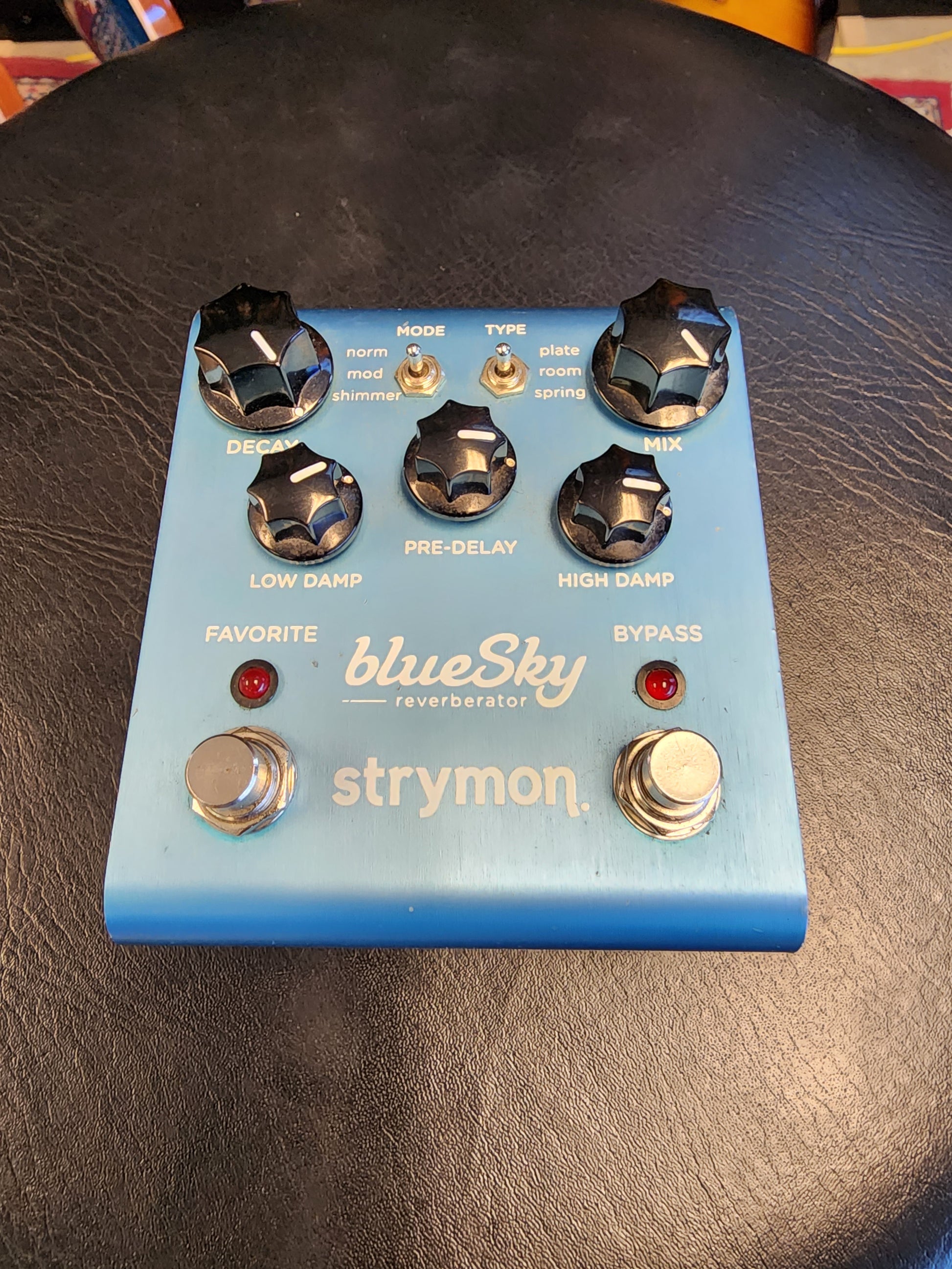 USED Strymon Blue Sky V1 Reverberator Reverb Pedal