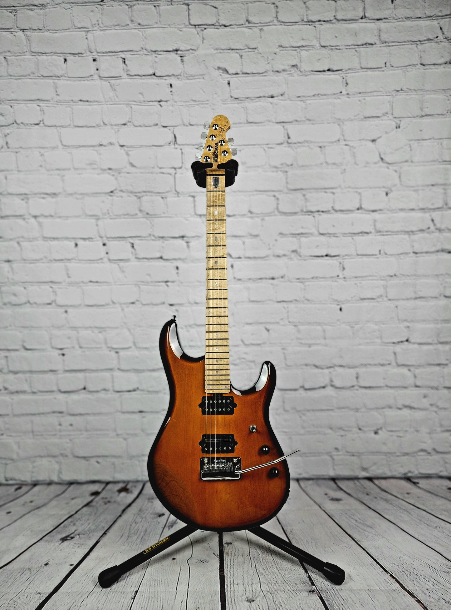 USED Ernie Ball Music Man JP6 John Petrucci 6 String Electric Guitar Tobacco Burst
