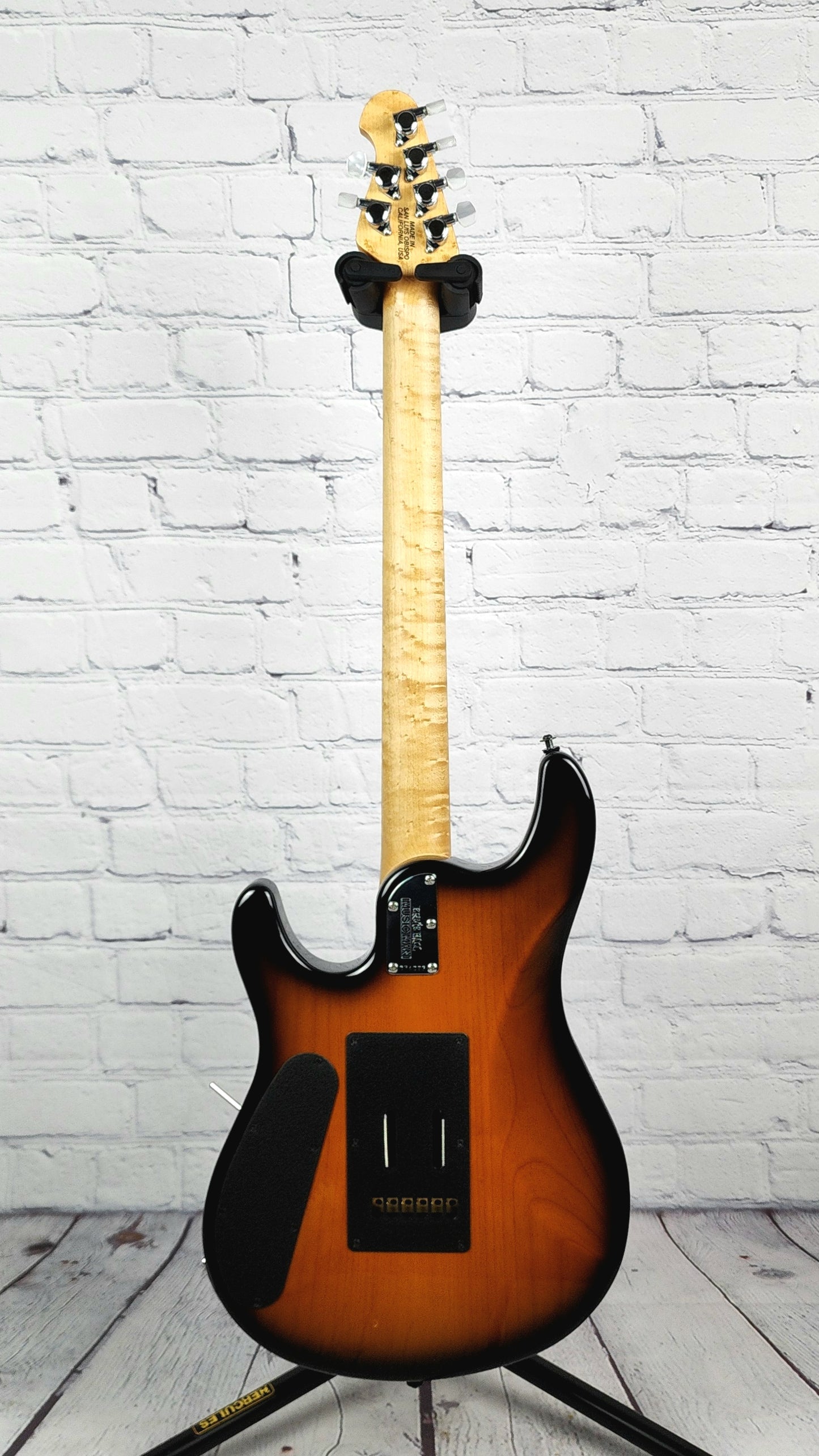 USED Ernie Ball Music Man JP6 John Petrucci 6 String Electric Guitar Tobacco Burst