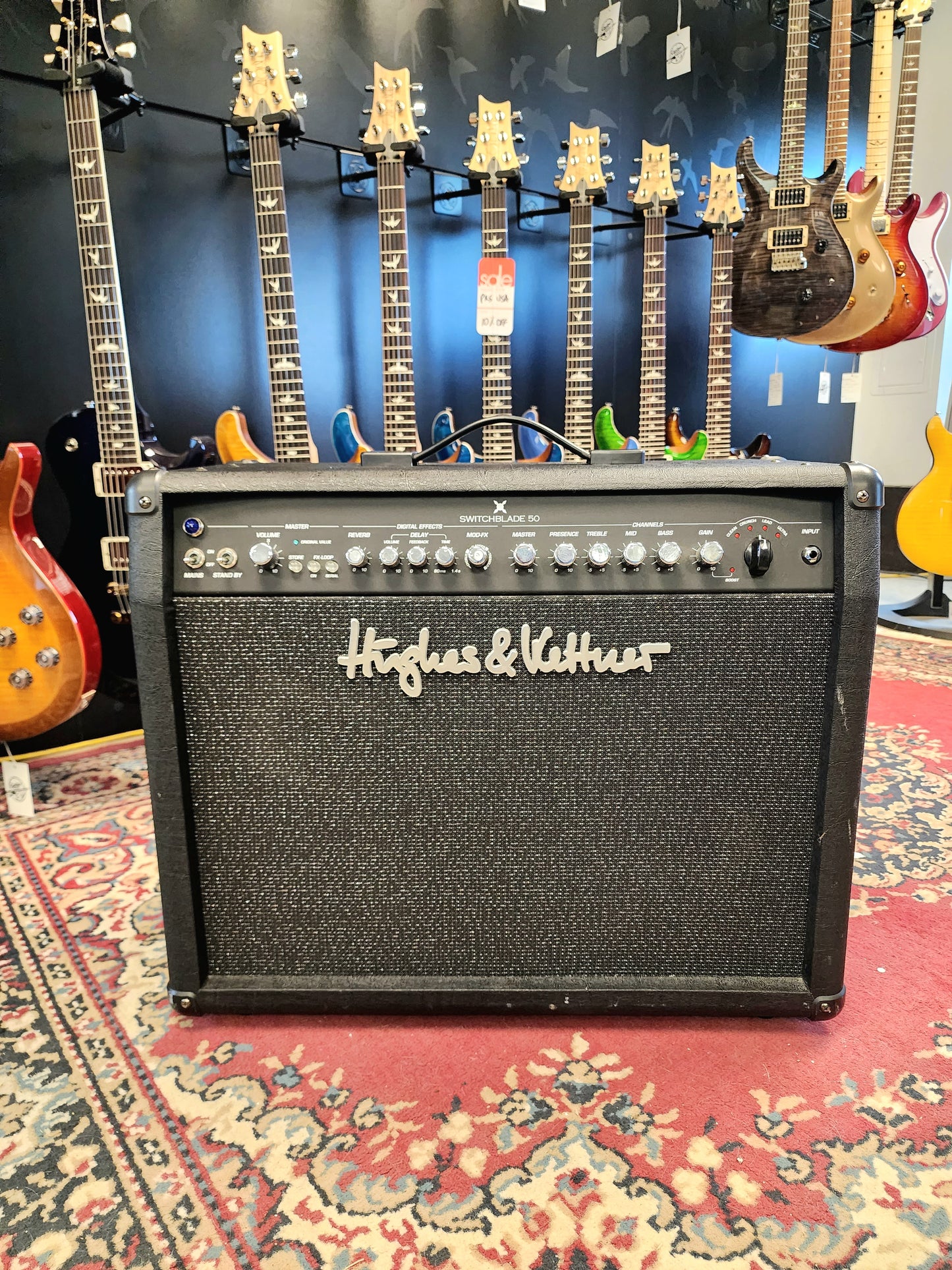 USED Hughes & Kettner Switchblade 50w Combo Tube Amplifier 1x12