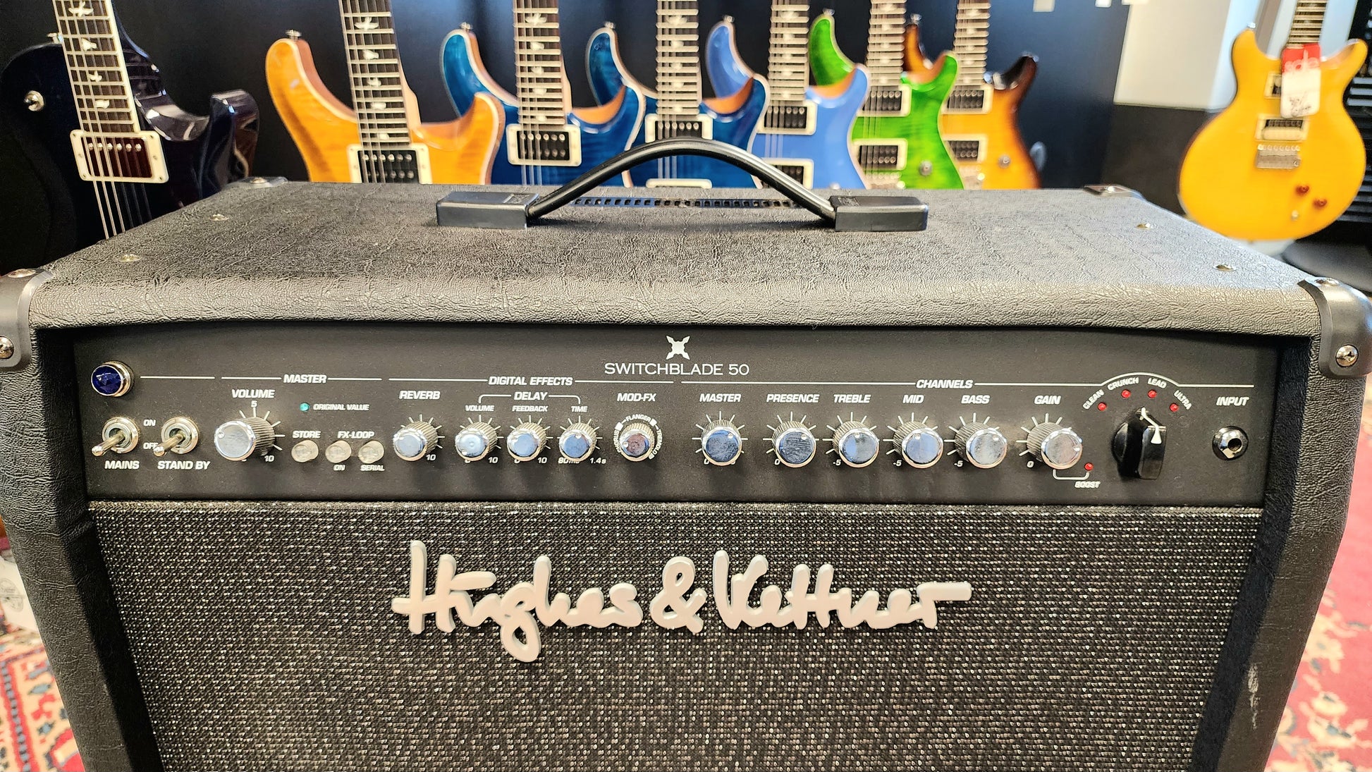 USED Hughes & Kettner Switchblade 50w Combo Tube Amplifier 1x12 – Guitar  Brando