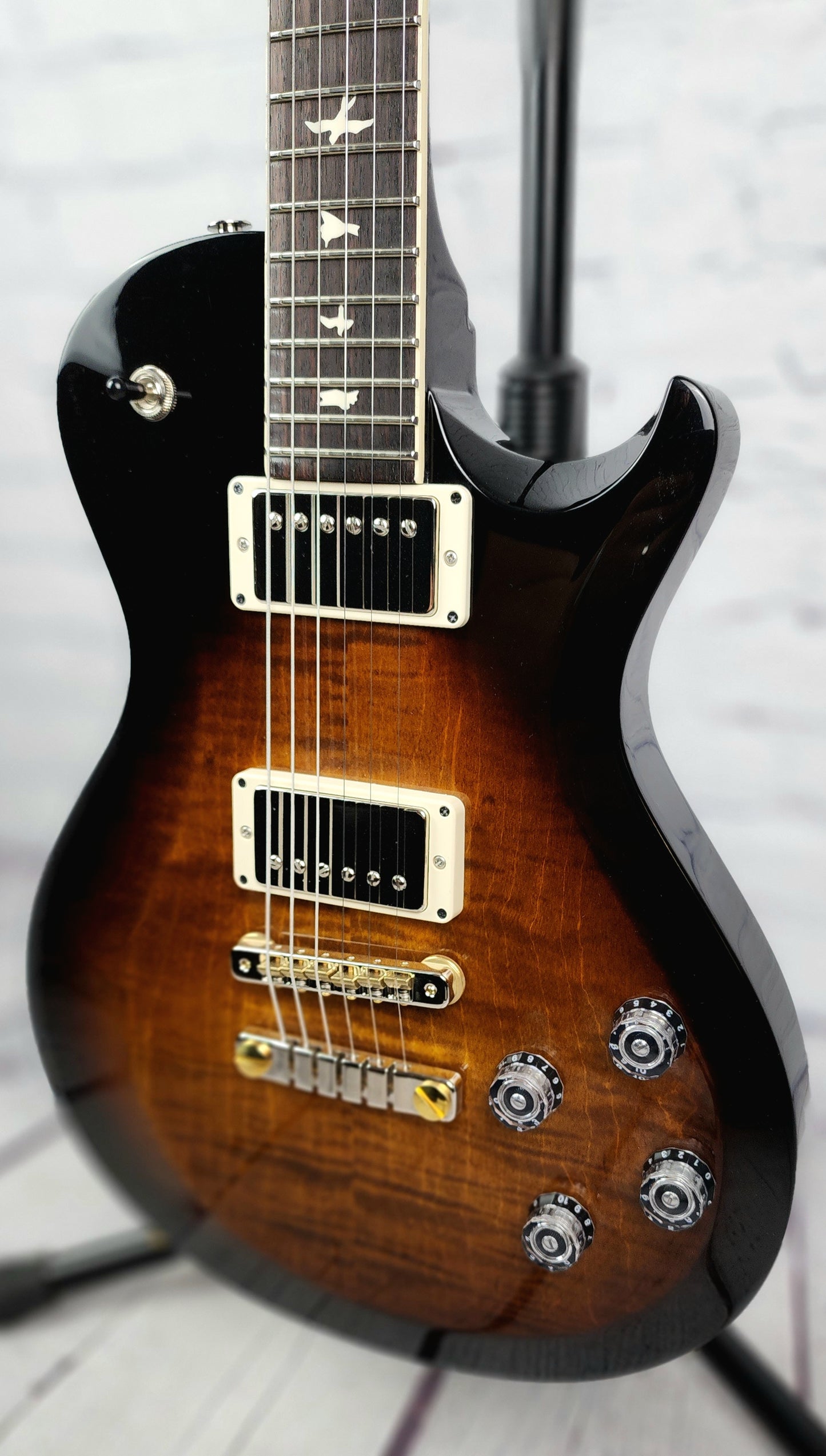 Paul Reed Smith PRS S2 McCarty 594 Singlecut Electric Guitar Black Amber