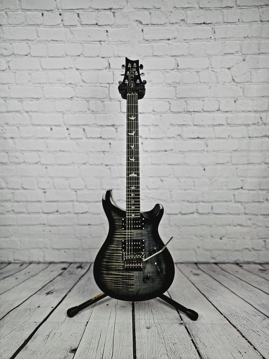 Paul Reed Smith PRS SE Custom 24 Floyd Rose Electric Guitar Charcoal Burst