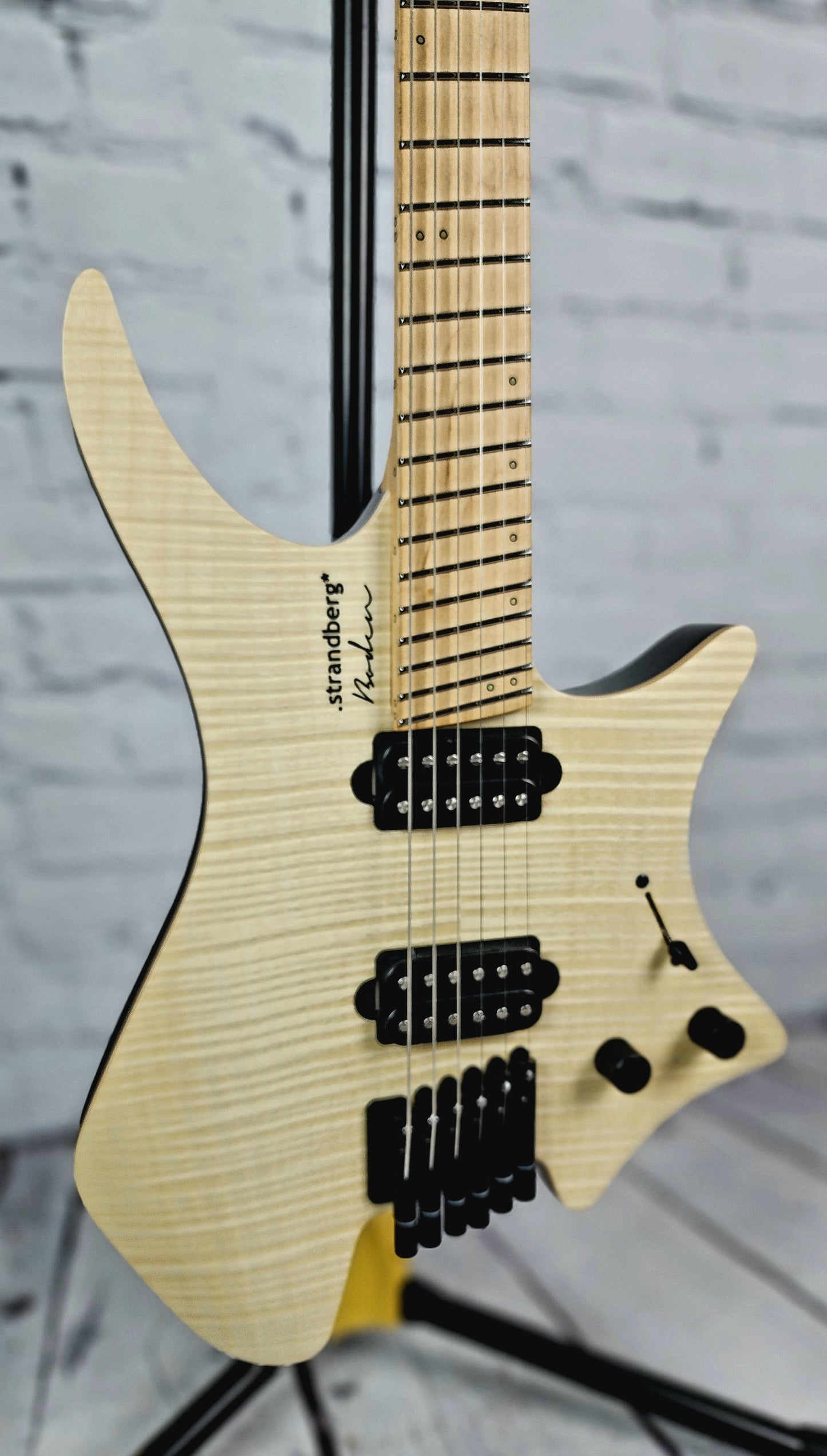 Strandberg Boden Standard NX 6 String HH Hardtail Electric Guitar Natural Flame Limited