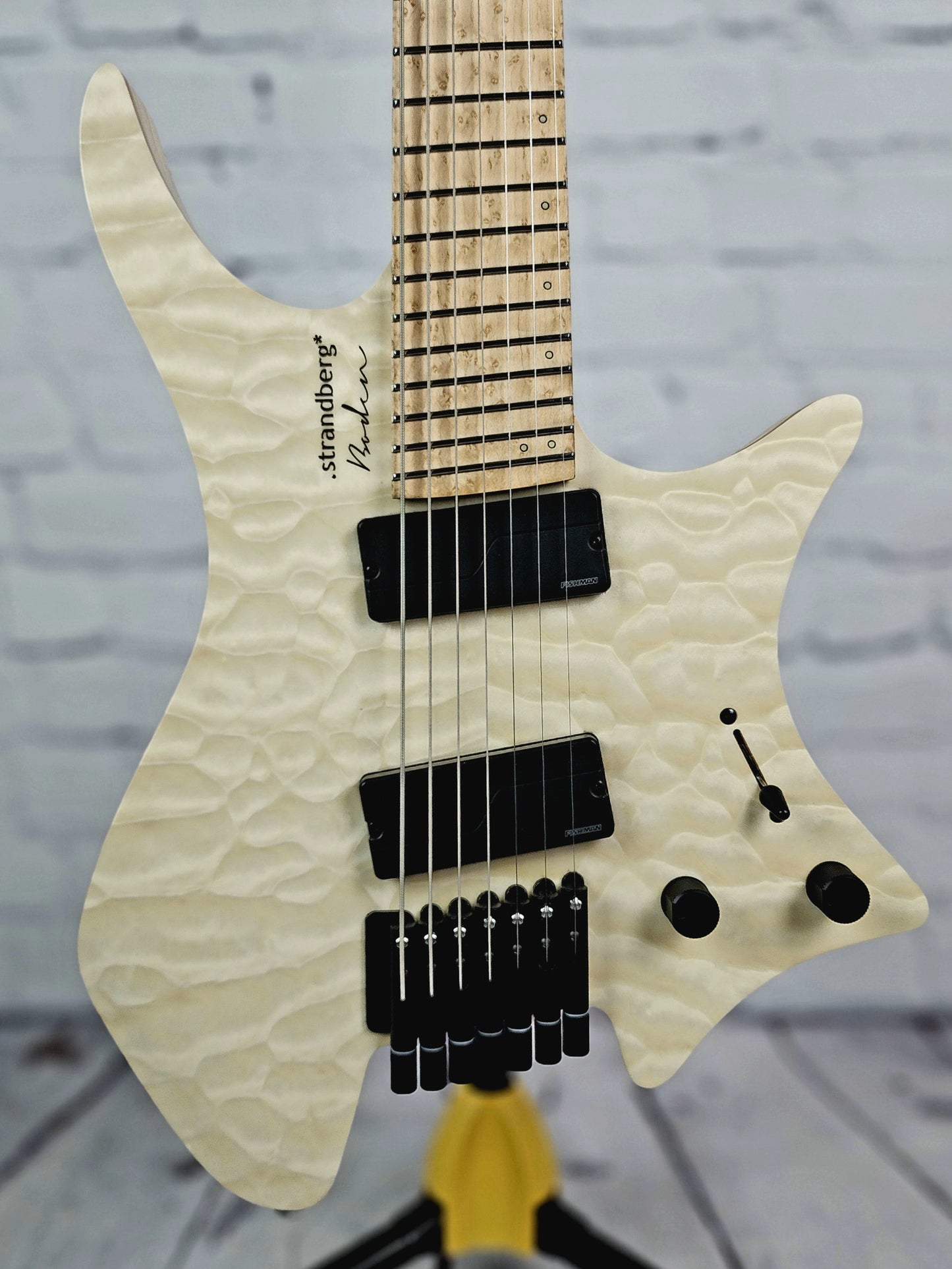 Strandberg Boden Original NX 7 String Electric Guitar Natural Quilt Limited Edition