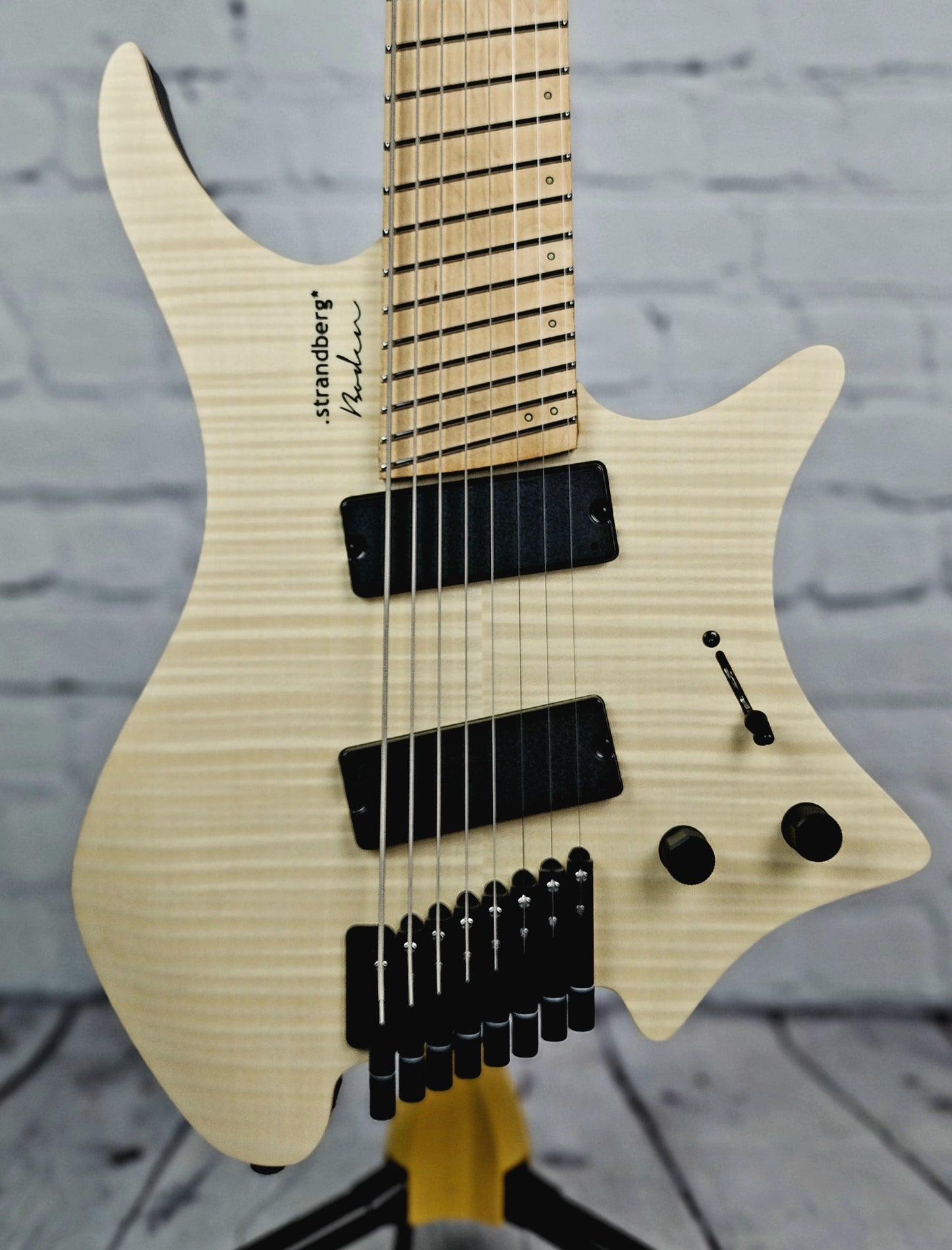 Strandberg Boden Standard NX 8 String Electric Guitar Natural Flame Maple Limited Edition