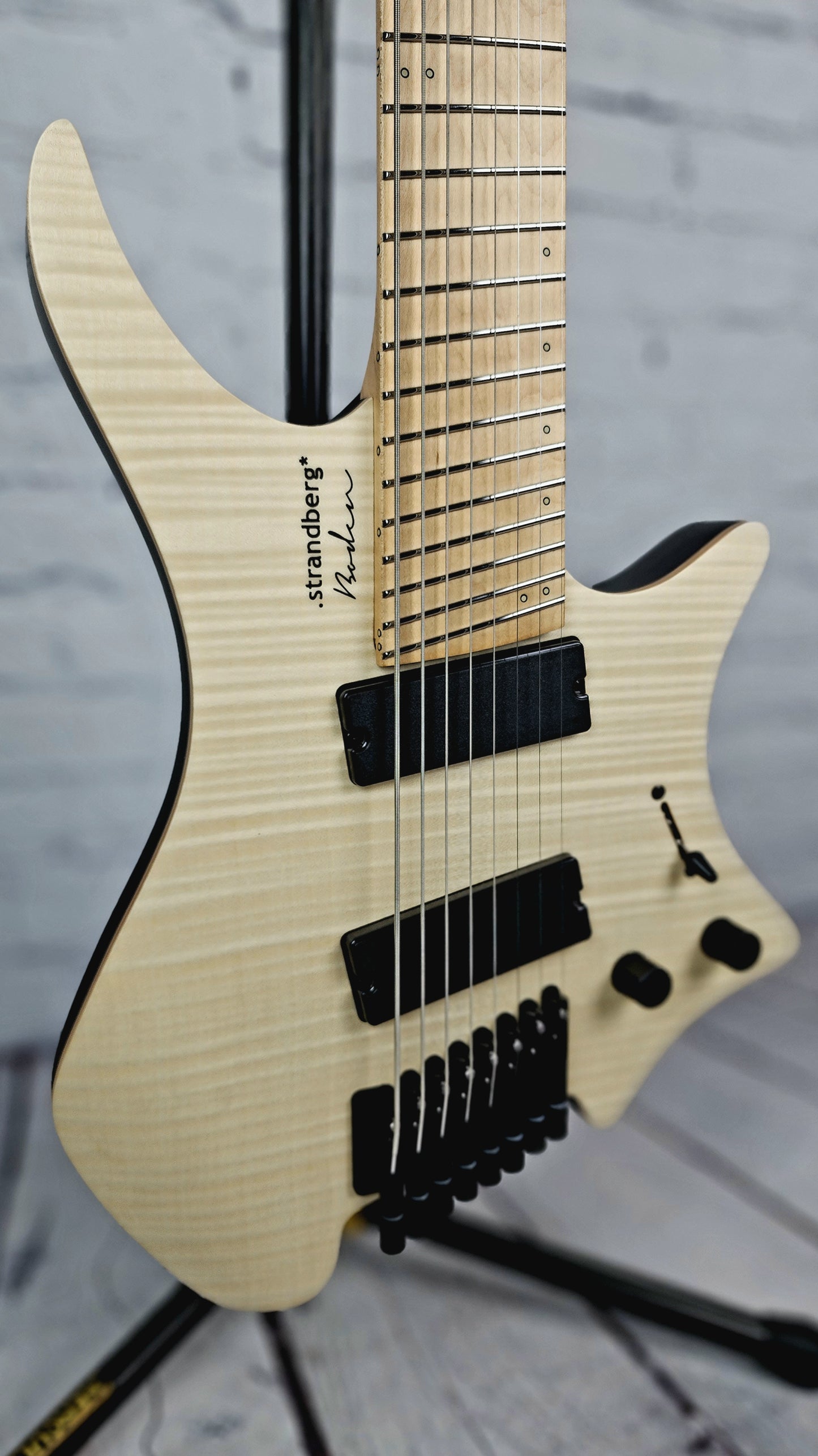 Strandberg Boden Standard NX 8 String Electric Guitar Natural Flame Maple Limited Edition