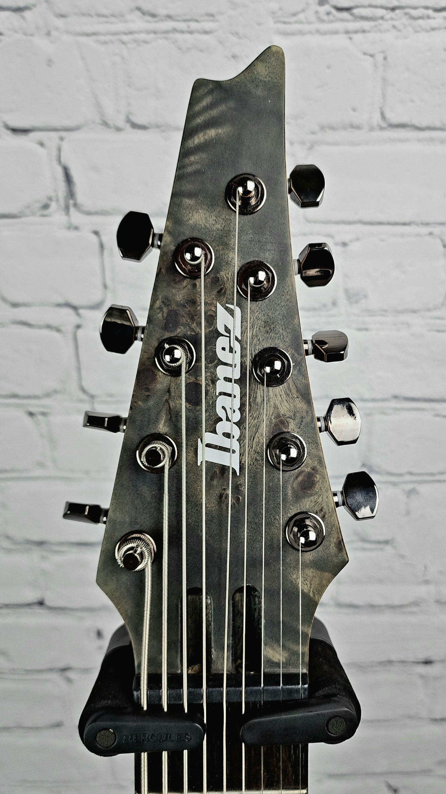 Ibanez Axe Design Lab RG9PB TGF 9 String Electric Guitar Transparent Grey  Flat