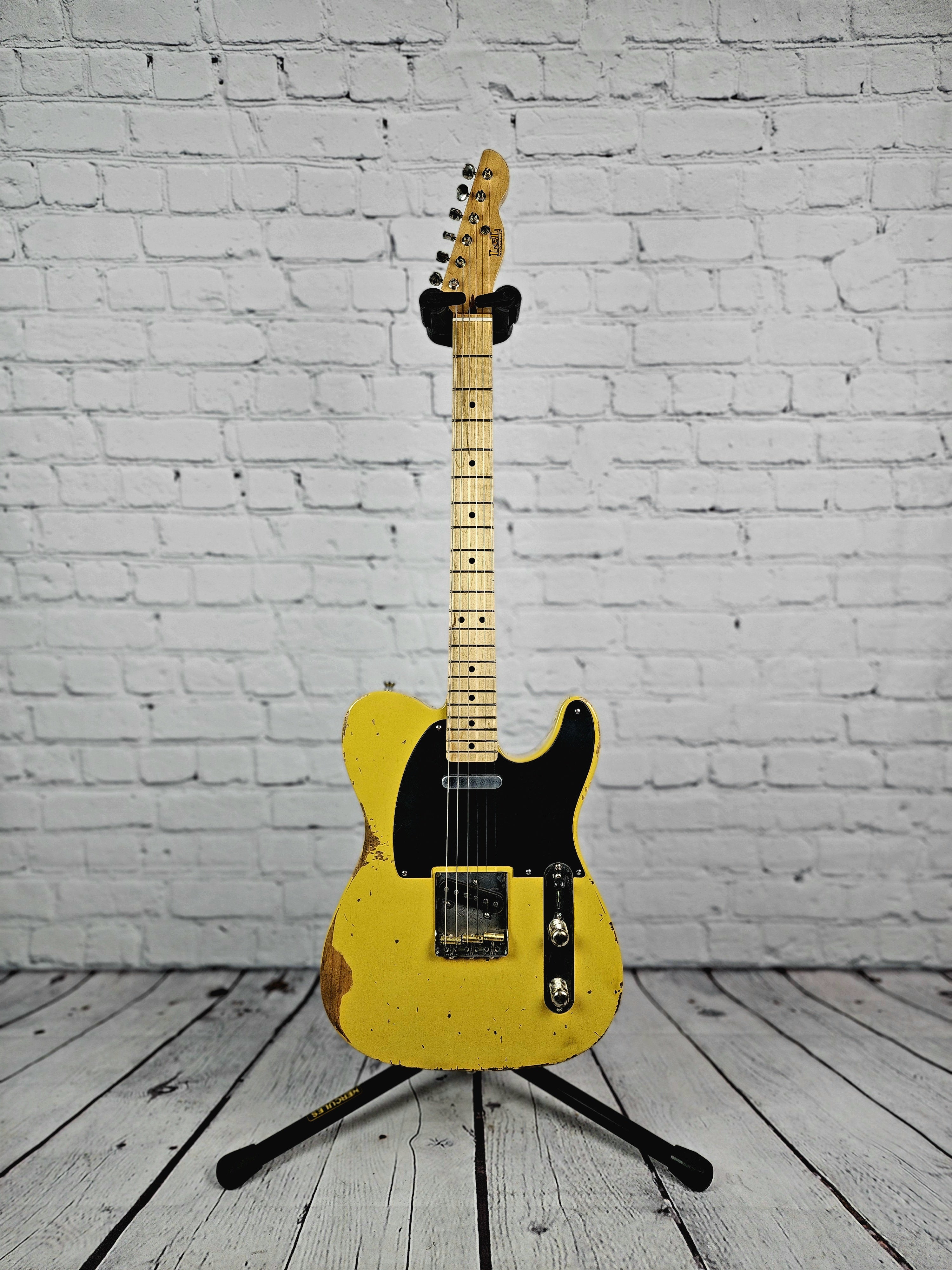 LSL Instruments T Bone 6 String Electric Guitar Heavy Distress Butters ...