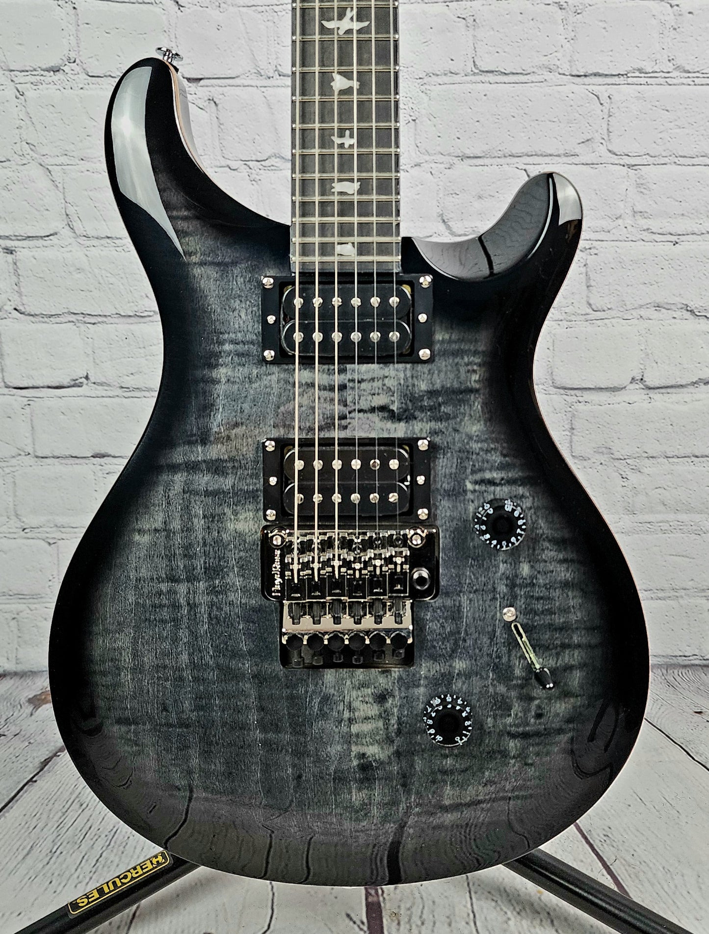 Paul Reed Smith PRS SE Custom 24 Floyd Rose Electric Guitar Charcoal Burst