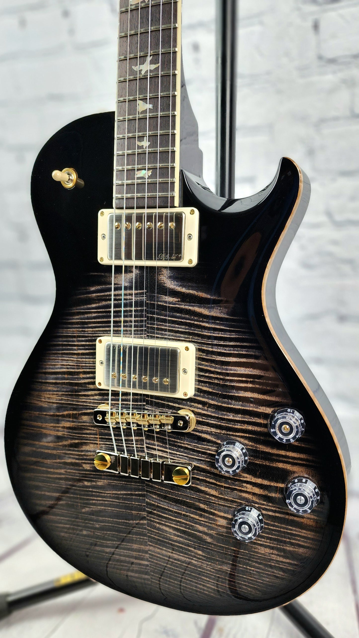 Paul Reed Smith PRS McCarty 594 Singlecut Electric Guitar 10 Top Charcoal Burst