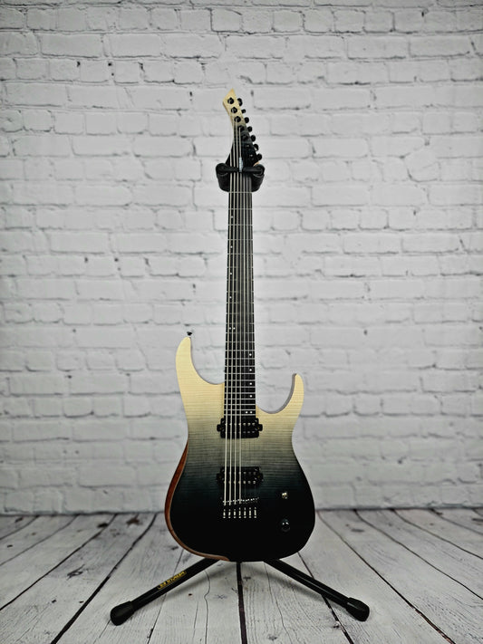 Cerberus Guitars Erebus 7 String Electric Guitar 27" Baritone Hades Fade