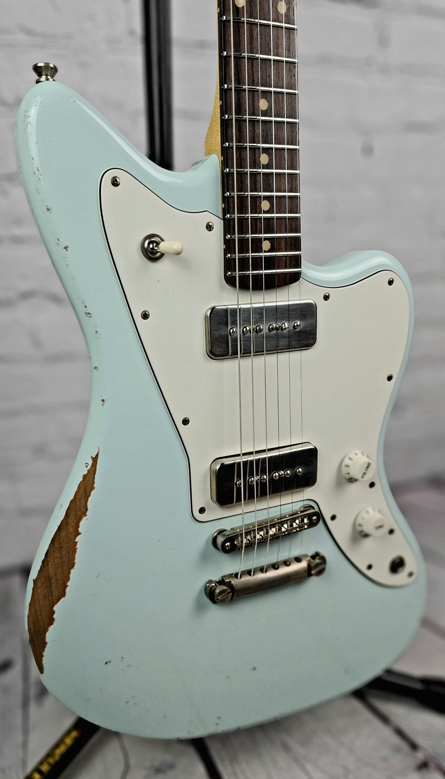 Fano Guitars JM6 Oltre 6 String Electric Guitar RW Lollar 50s Wind P90 Blue Boy
