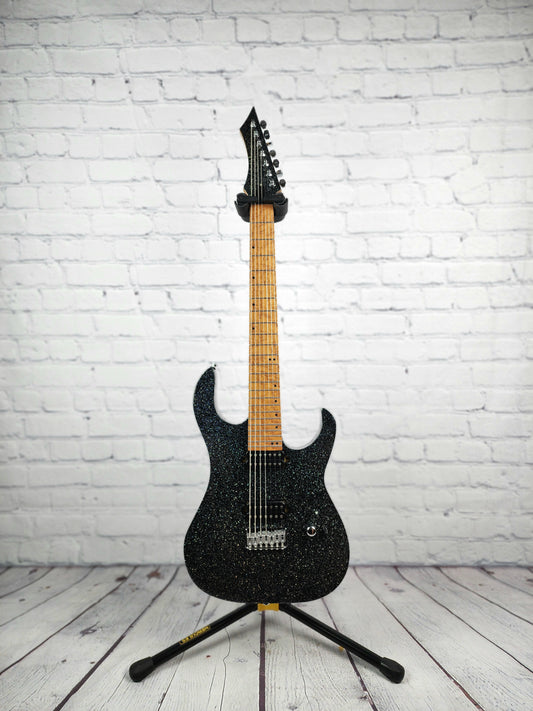 Charbonneau Guitars Scimtar 7S Production 7 String Electric Guitar Galactic Sparkle