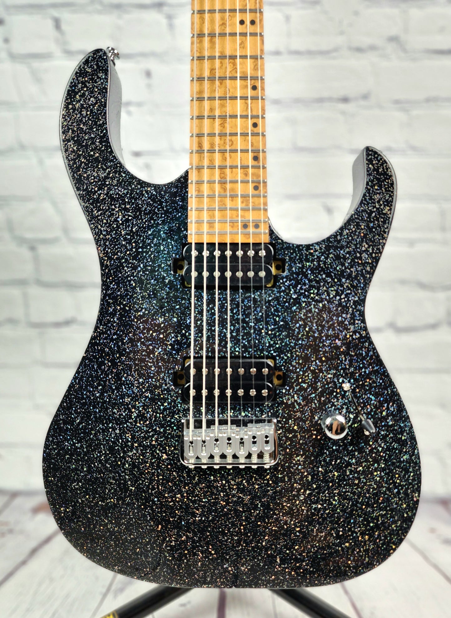 Charbonneau Guitars Scimtar 7S Production 7 String Electric Guitar Galactic Sparkle