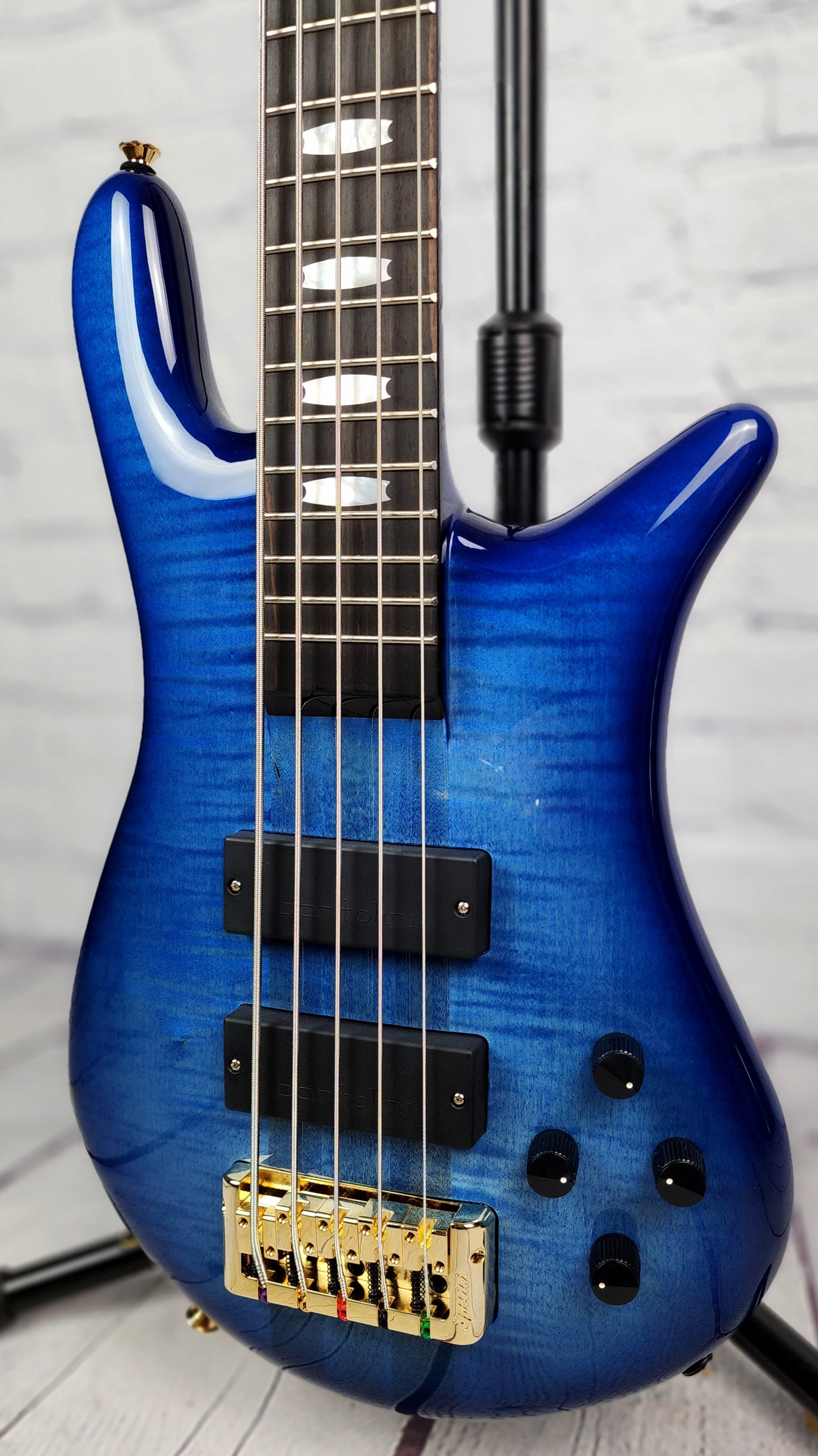 Spector Euro 5 LT 5 String Bass Blue Fade Gloss